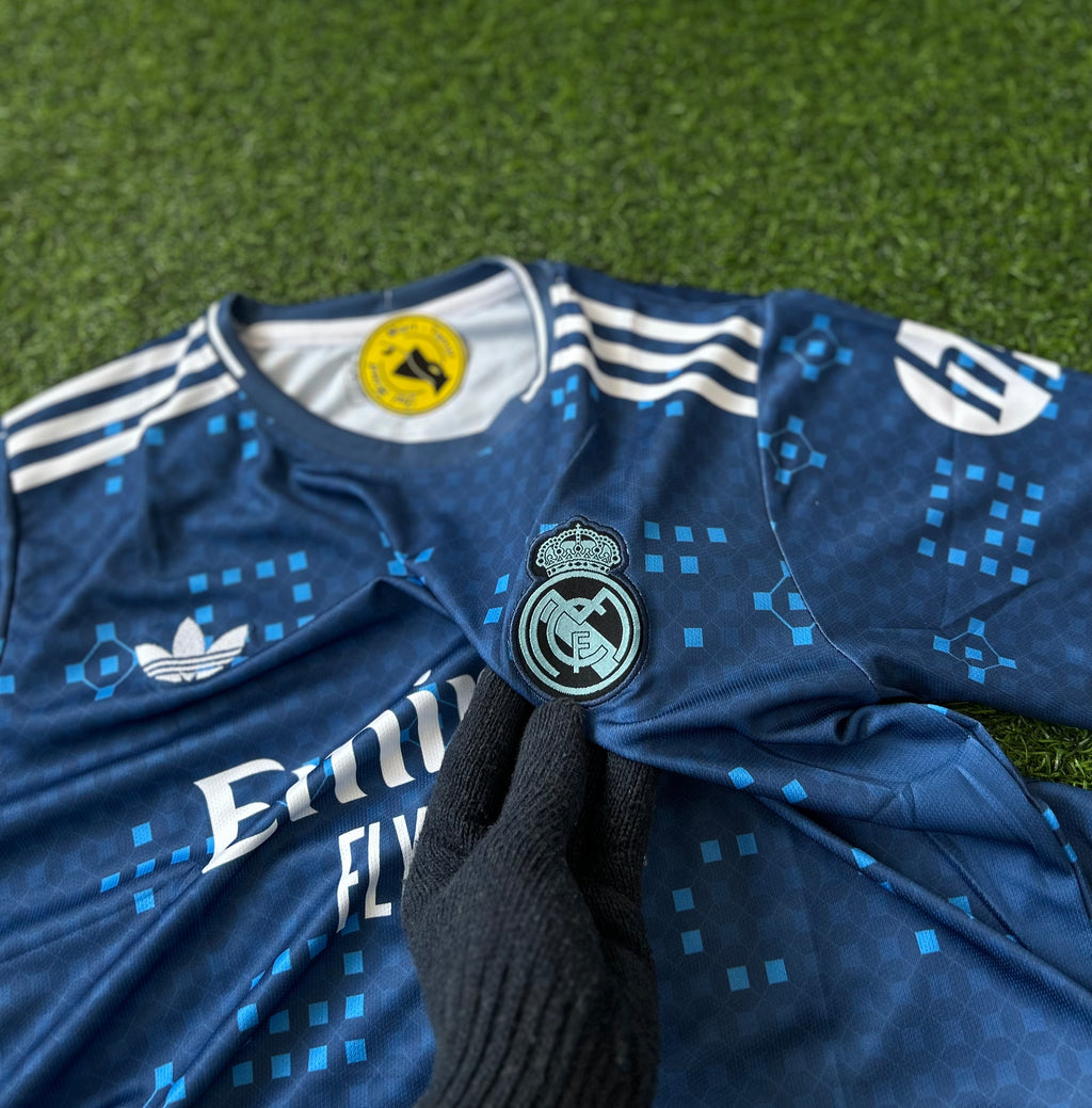 REAL MADRID 2026-27 SEASON AWAY KIT, HALF SLEEVE  EMBROIDERY
