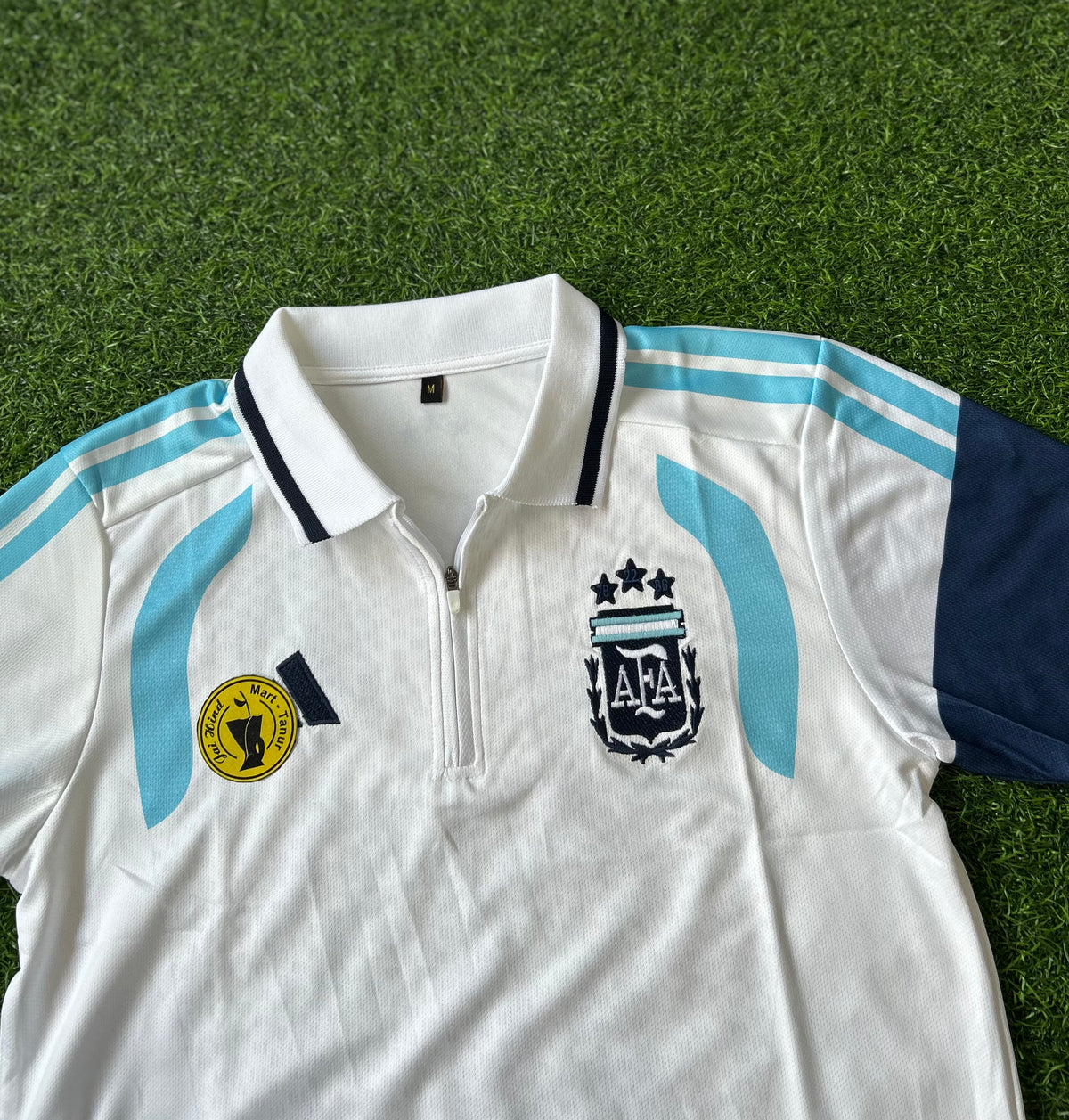 ARGENTINA 2026 TRIO TRAINING JERSEY, POLO HALF SLEEVE EMBROIDERY