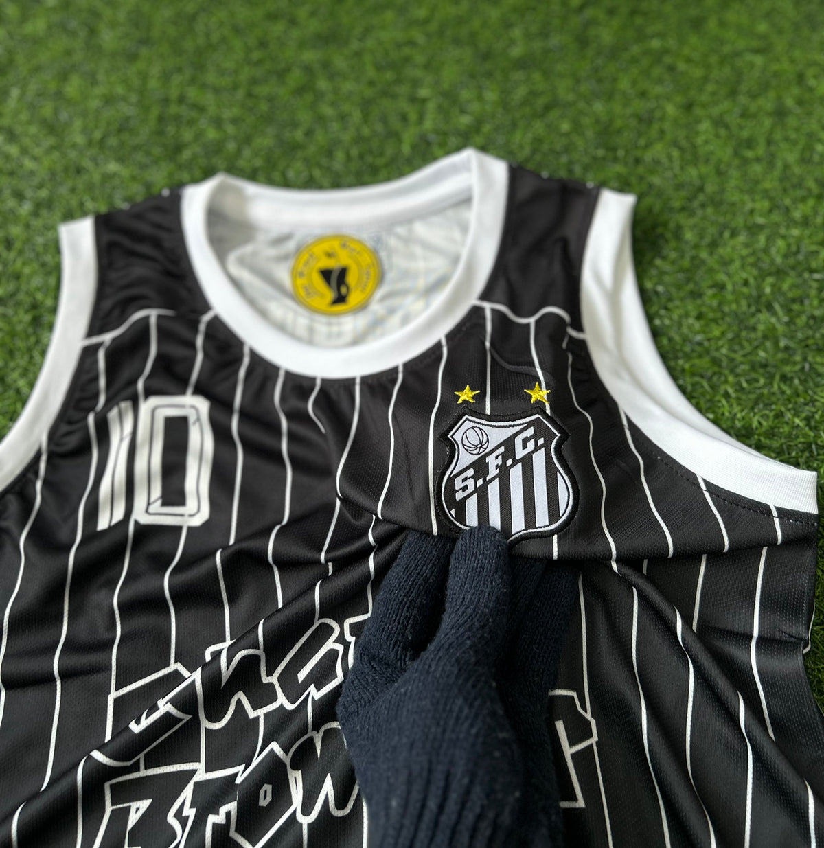 SANTOS x CHARLIE BROWN JR SPECIAL JERSEY, SLEEVELESS EMBROIDERY