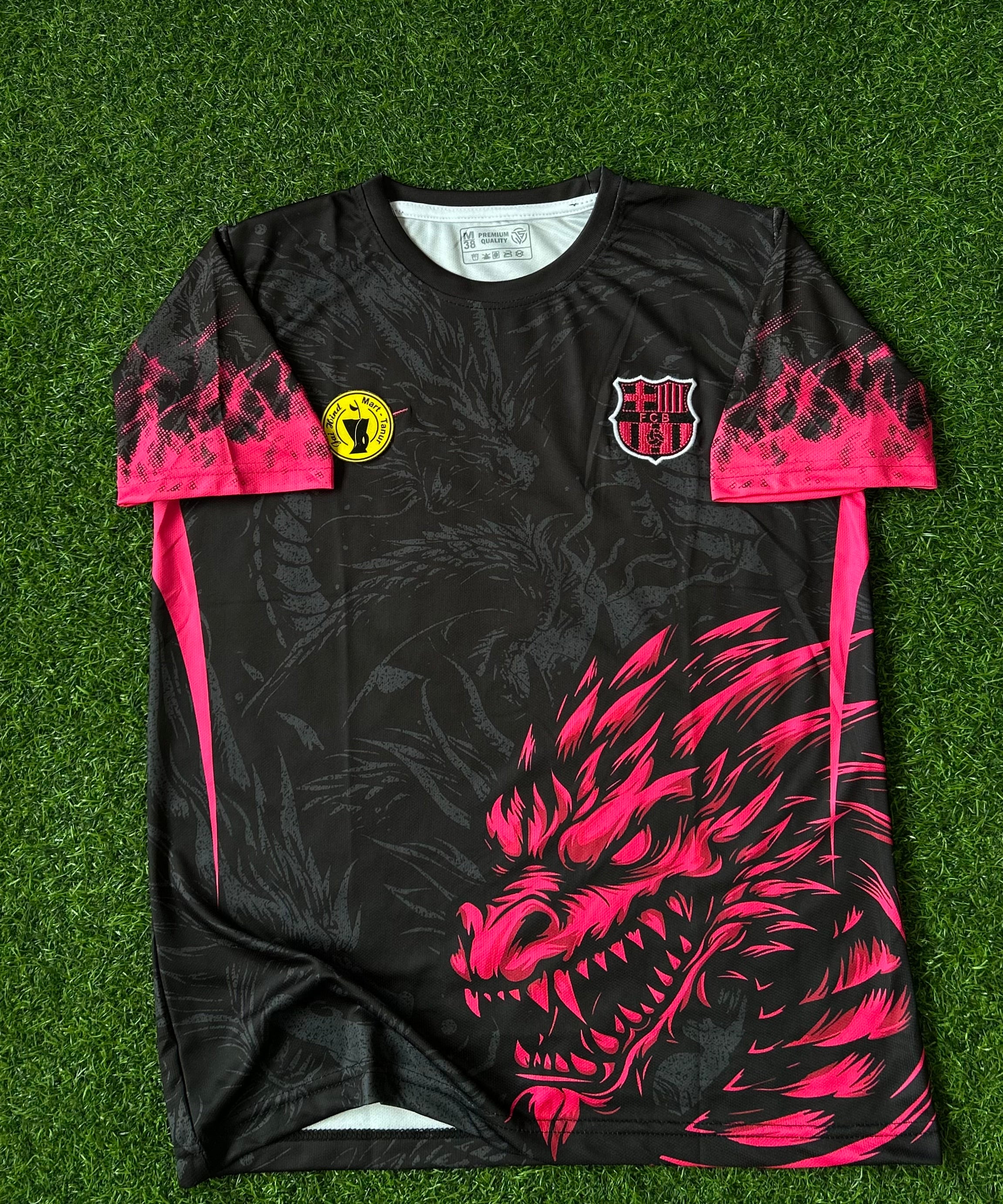 BARCELONA SPECIAL DRAGON EDITION JERSEY, HALF SLEEVE EMBROIDERY