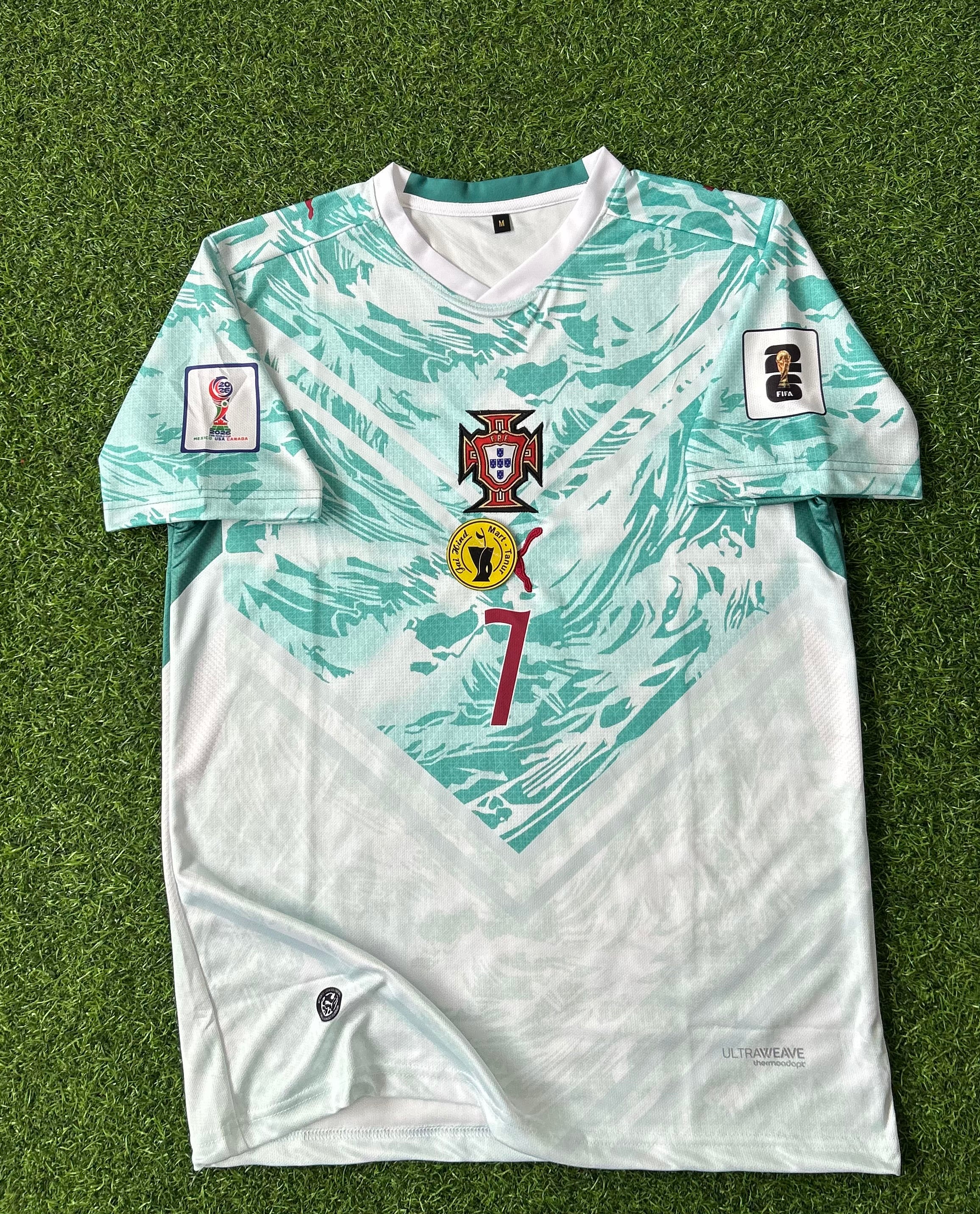 PORTUGAL 2026 WORLD CUP AWAY KIT, HALF SLEEVE  EMBROIDERY ￼