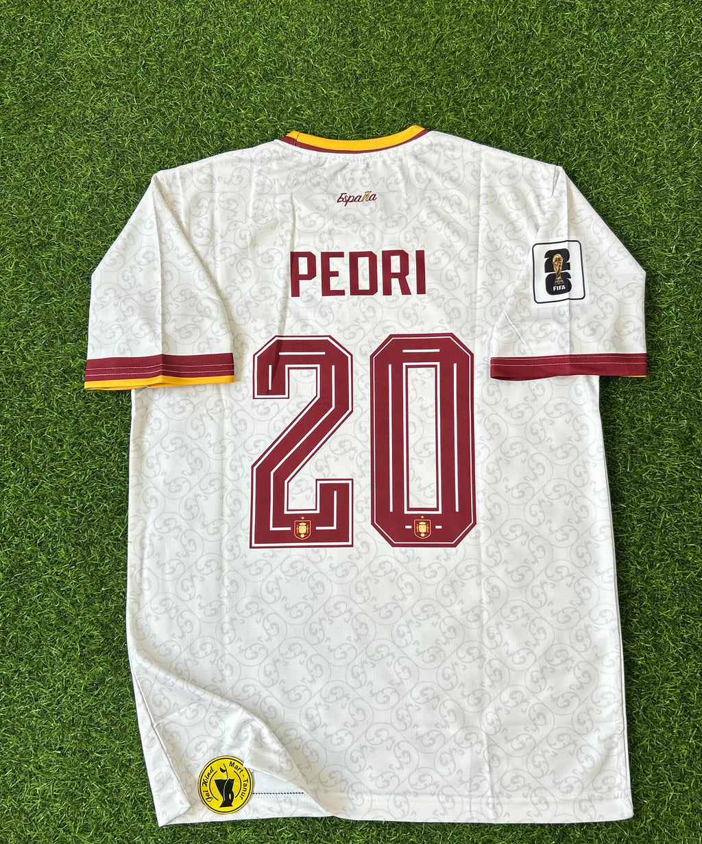 SPAIN 2026 WORLD CUP AWAY KIT, EMBROIDERY HALFSLEEVE