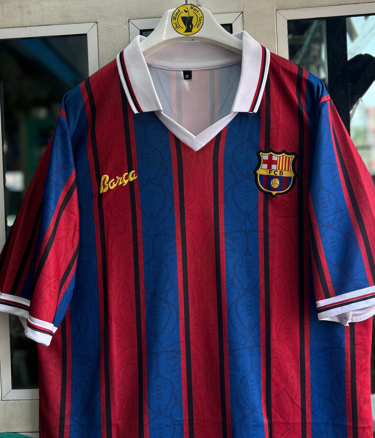 BARCELONA 125TH ANNIVERSARY JERSEY, FIVE SLEEVE POLO  EMBROIDERY