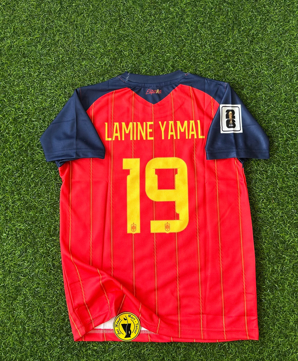 SPAIN 2026 WORLD CUP HOME KIT, HALF SLEEVE SUBLIMATION (KID SIZE)