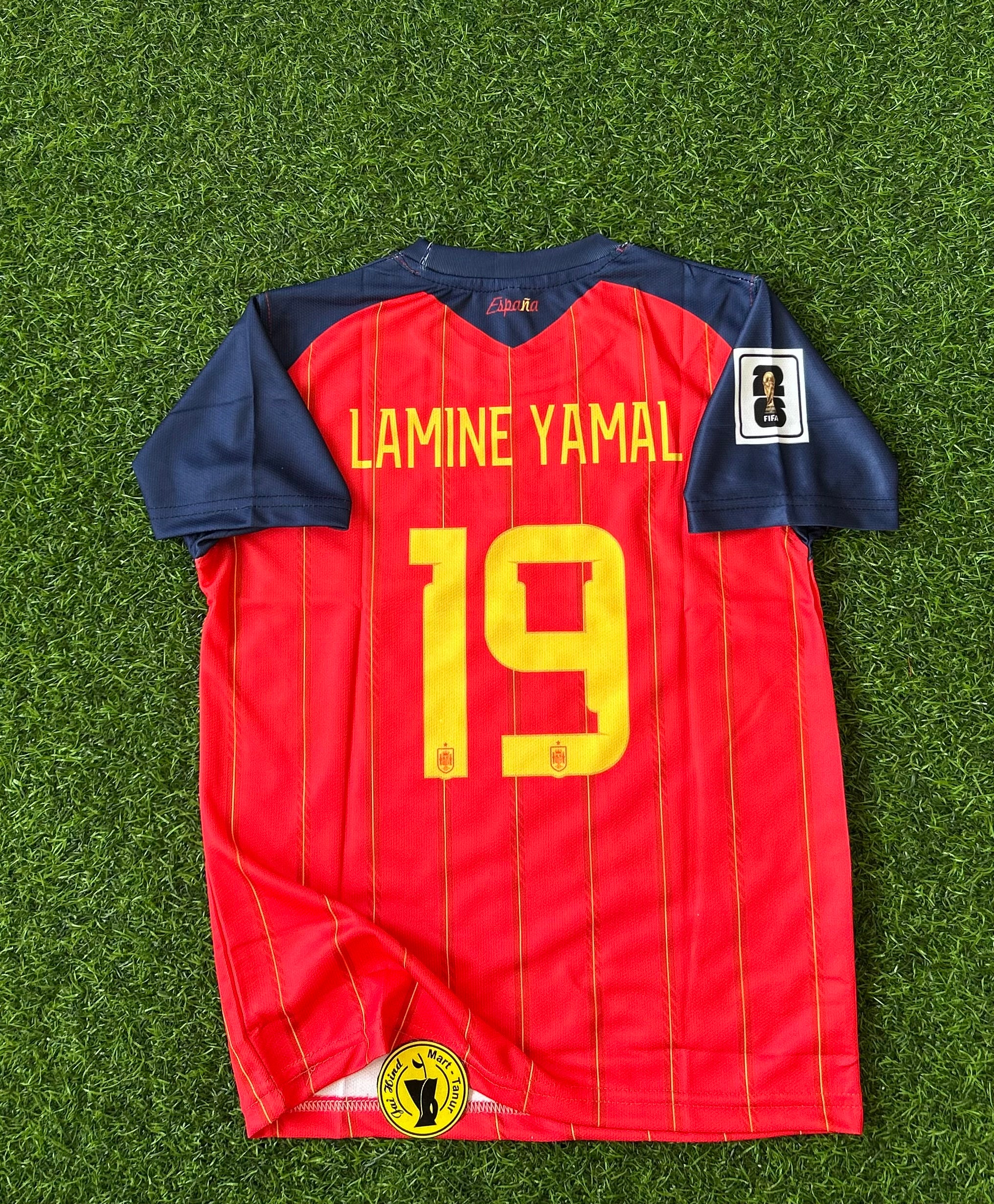 SPAIN 2026 WORLD CUP HOME KIT, HALF SLEEVE SUBLIMATION (KID SIZE)