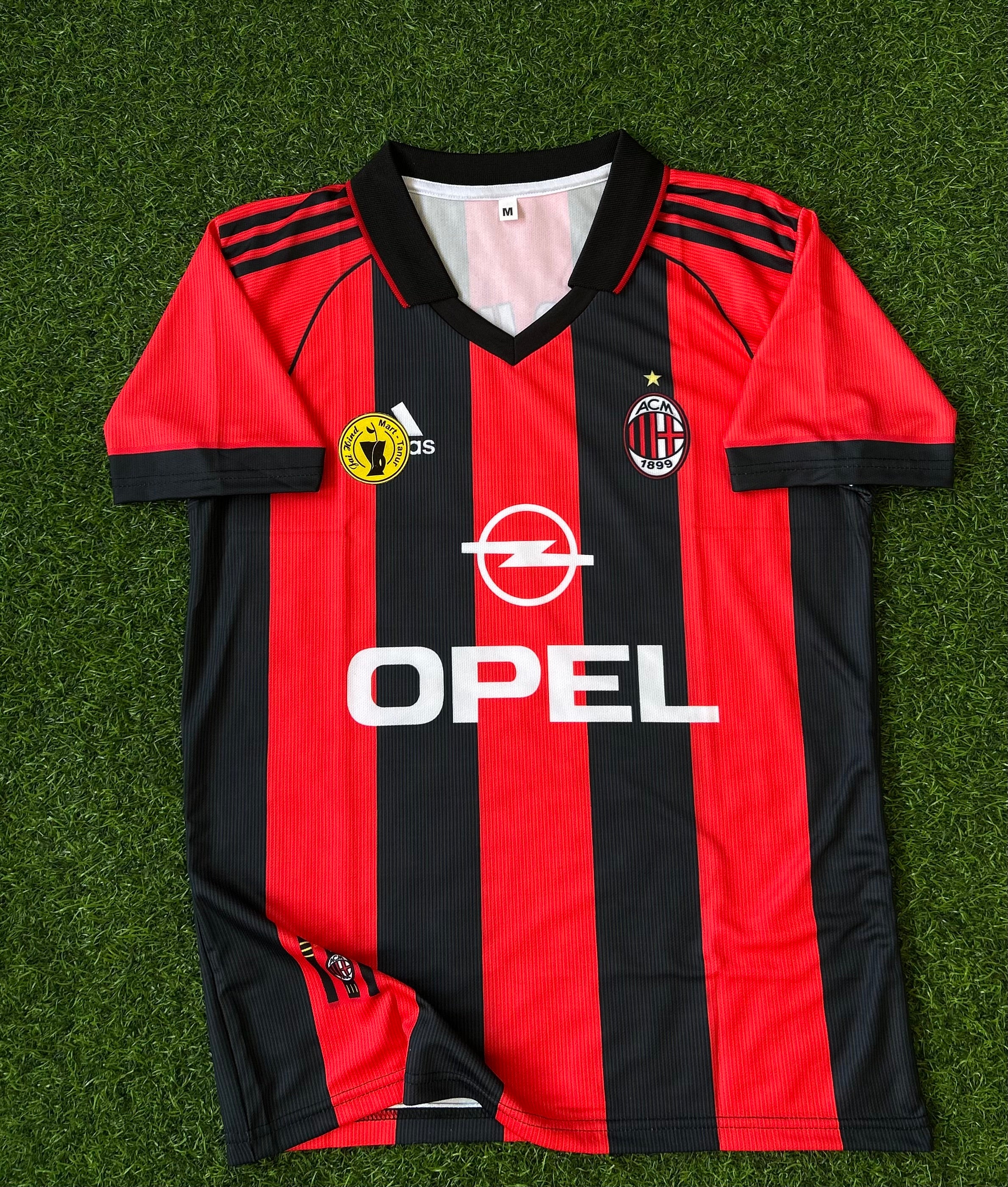 AC MILAN 1998-99 HOME JERSEY, HALF SLEEVE POLO  SUBLIMATION