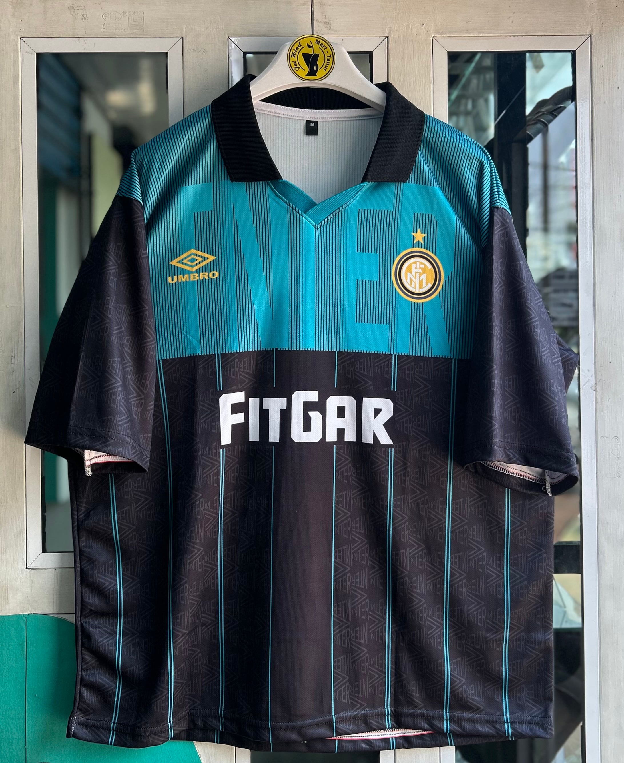 INTERMILAN 1991-92 THIRD KIT, FIVESLEEVE POLO SUBLIMATION