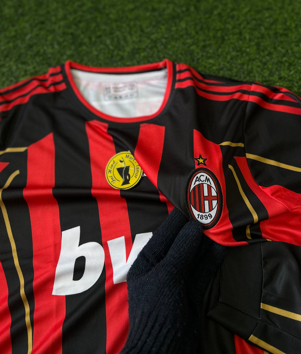 AC MILAN 2006-07 HOME JERSEY, FULL SLEEVE EMBROIDERY