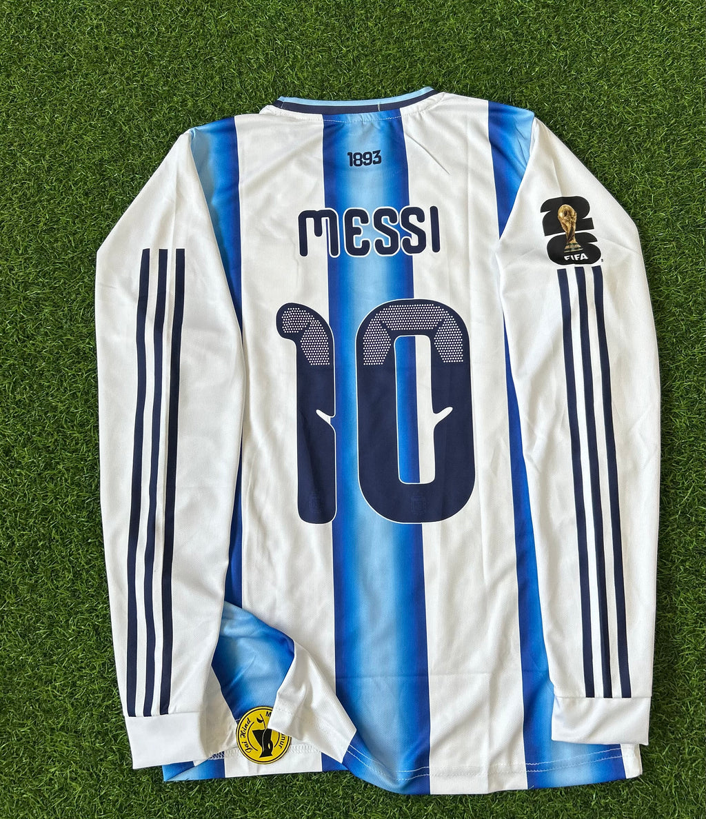 ARGENTINA 2026 WORLD CUP HOME KIT, FULL SLEEVE EMBROIDERY