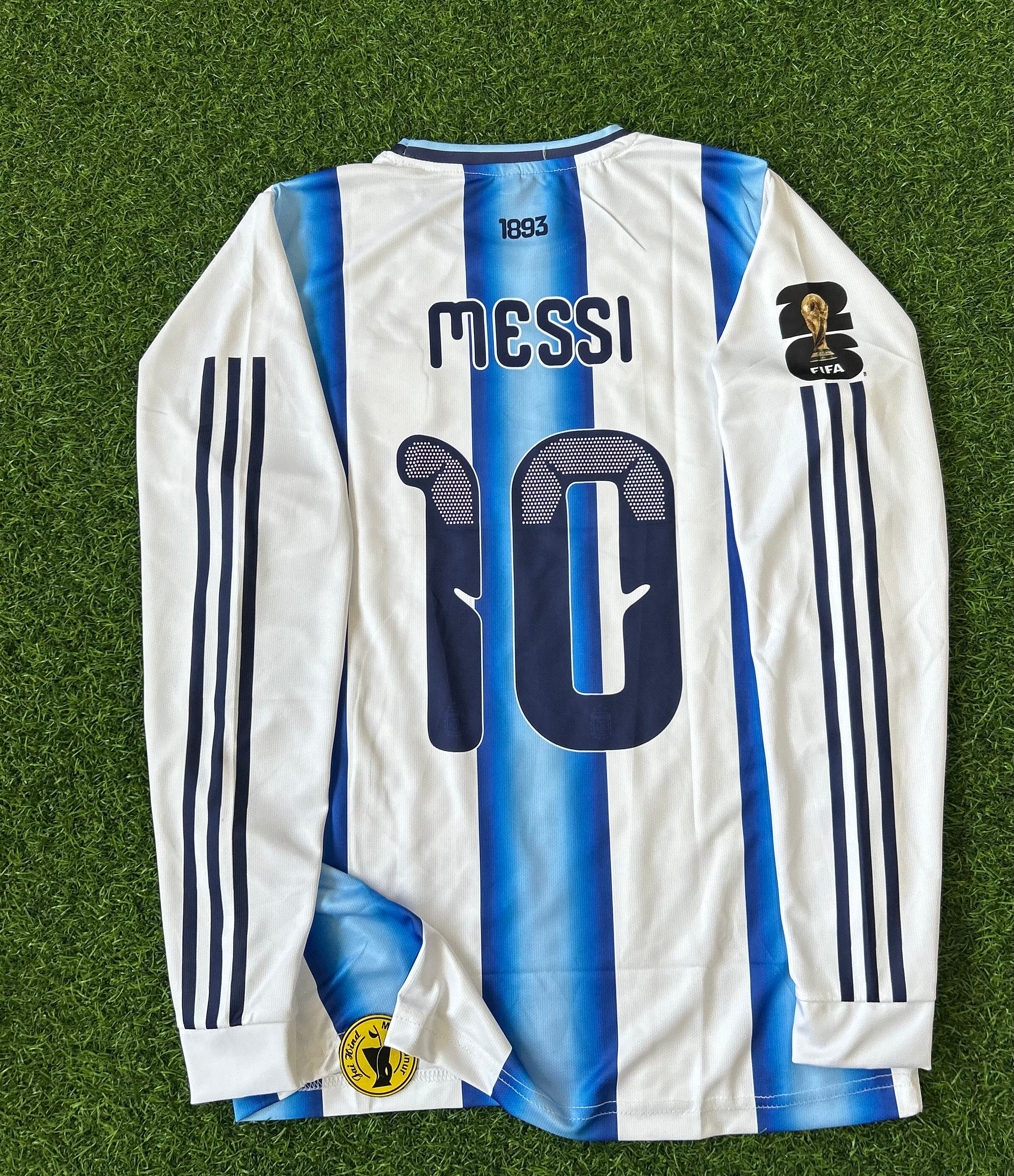 ARGENTINA 2026 WORLD CUP HOME KIT, FULL SLEEVE EMBROIDERY