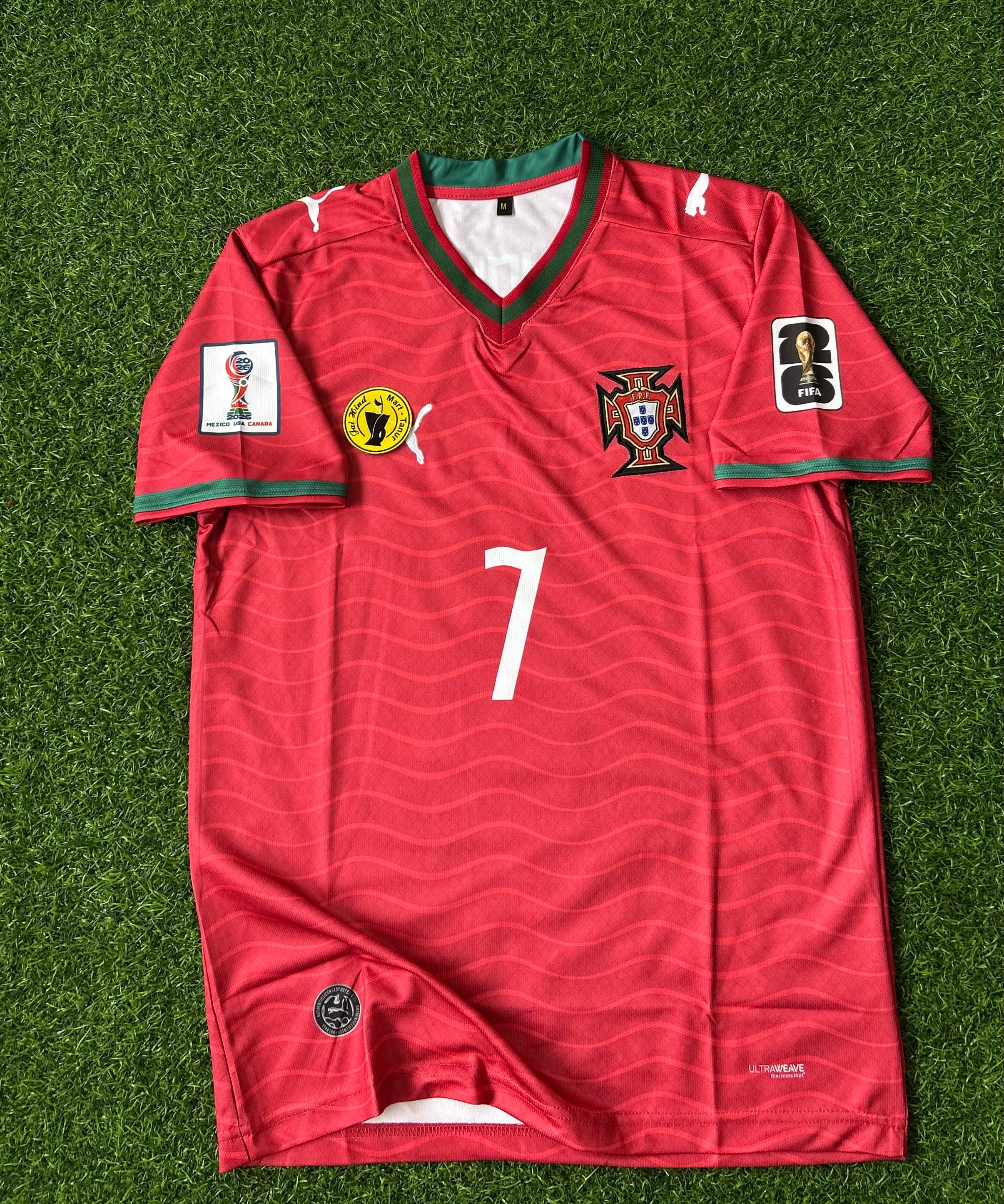 PORTUGAL 2026 WORLD CUP HOME KIT, HALF SLEEVE EMBROIDERY