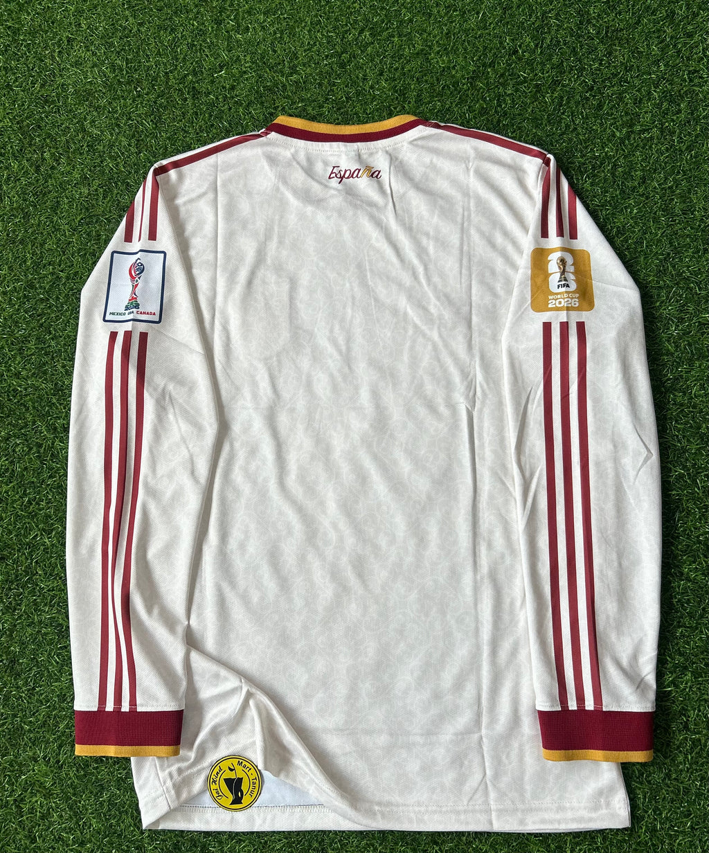 SPAIN 2026 AWAY JERSEY, FULL SLEEVE EMBROIDERY