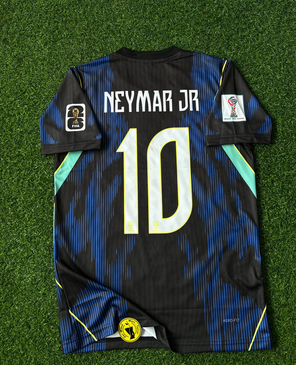 BRAZIL 2026 WORLD CUP AWAY KIT, HALF SLEEVE  EMBROIDERY