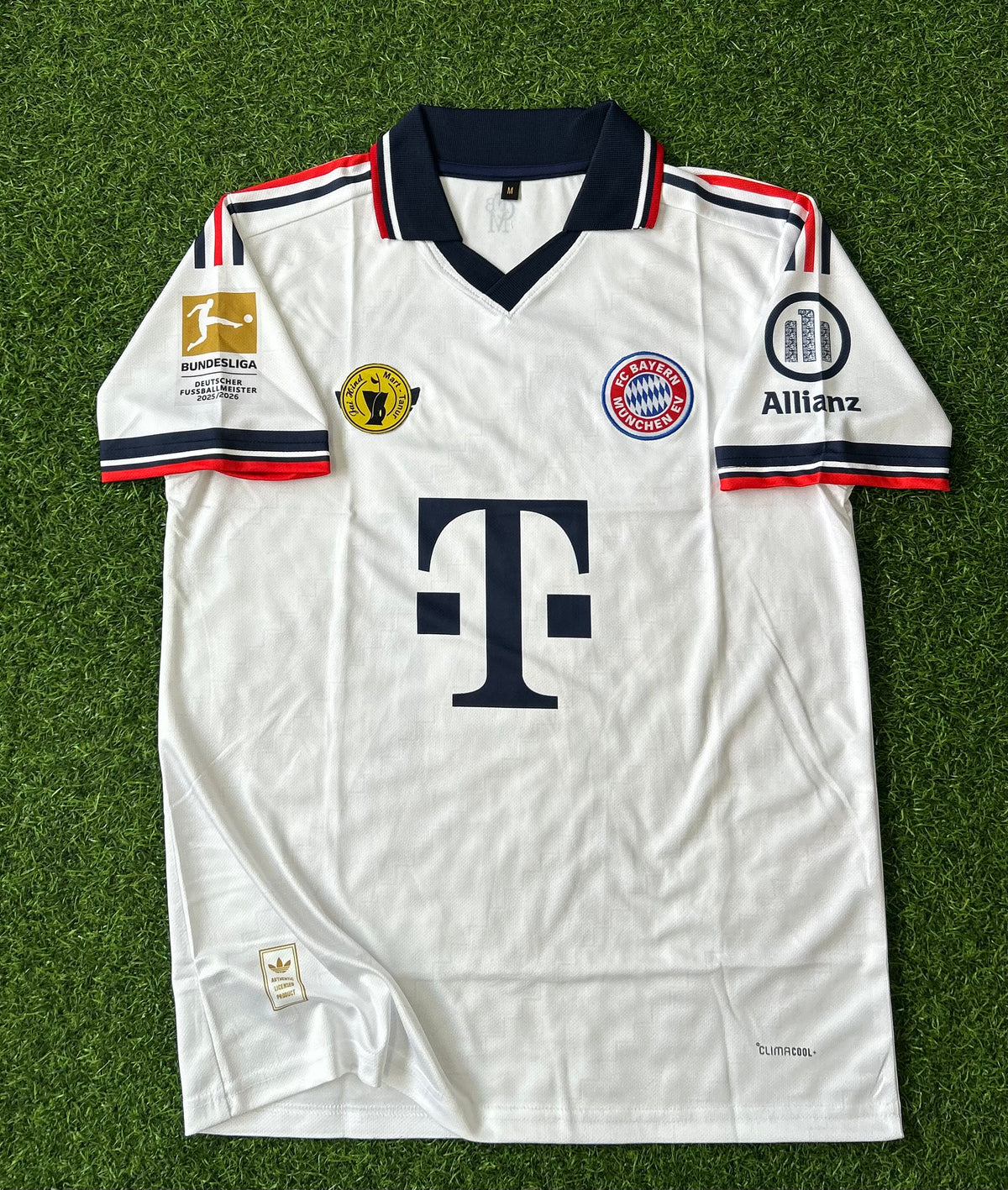 BAYERN MUNICH 2026-27 SEASON AWAY JERSEY, HALF SLEEVE POLO  EMBROIDERY