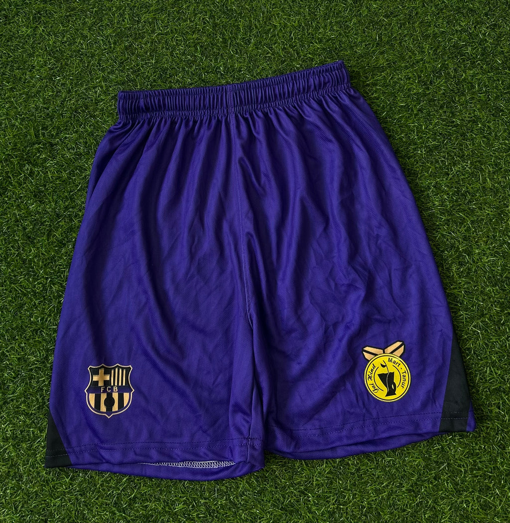 BARCELONA 2026-27 SEASON AWAY SHORTS, DOTKNIT MATERIAL, FULL SUBLIMATION
