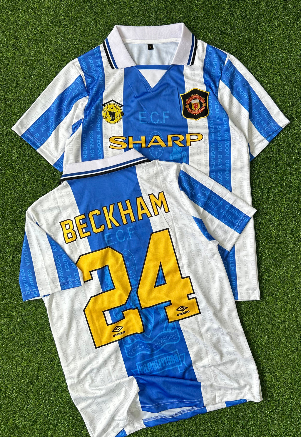 MAN UNITED 1994-95 THIRD JERSEY, HALF SLEEVE POLO EMBROIDERY