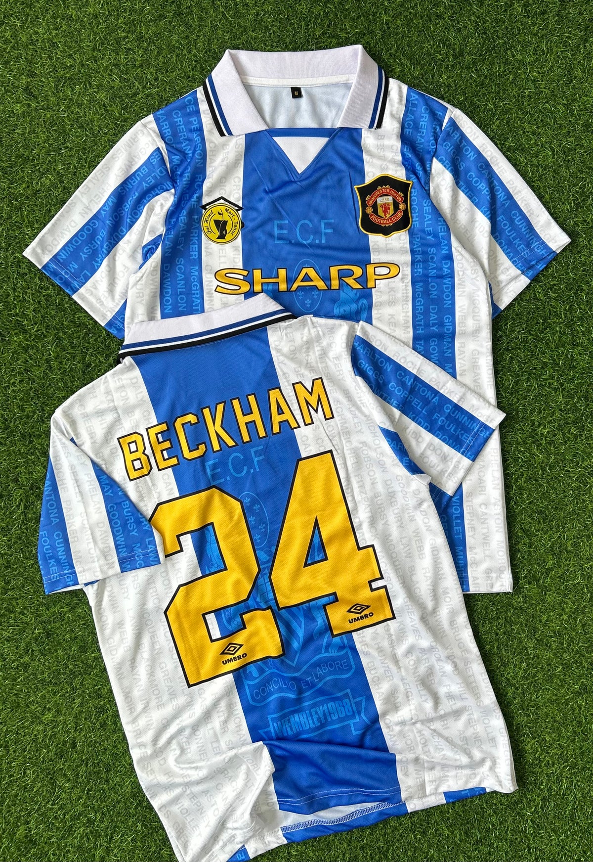 MAN UNITED 1994-95 THIRD JERSEY, HALF SLEEVE POLO EMBROIDERY