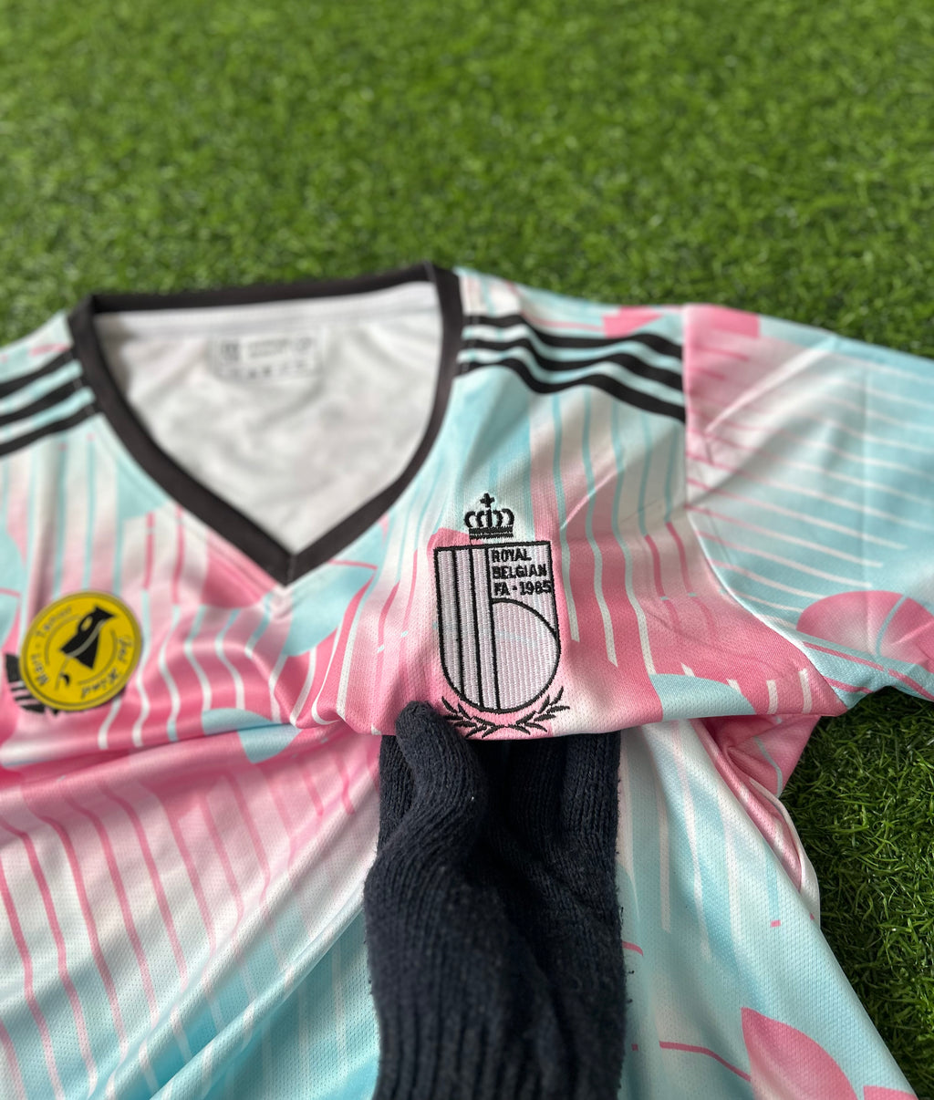 BELGIUM 2026 WORLD CUP AWAY KIT, HALF SLEEVE  EMBROIDERY