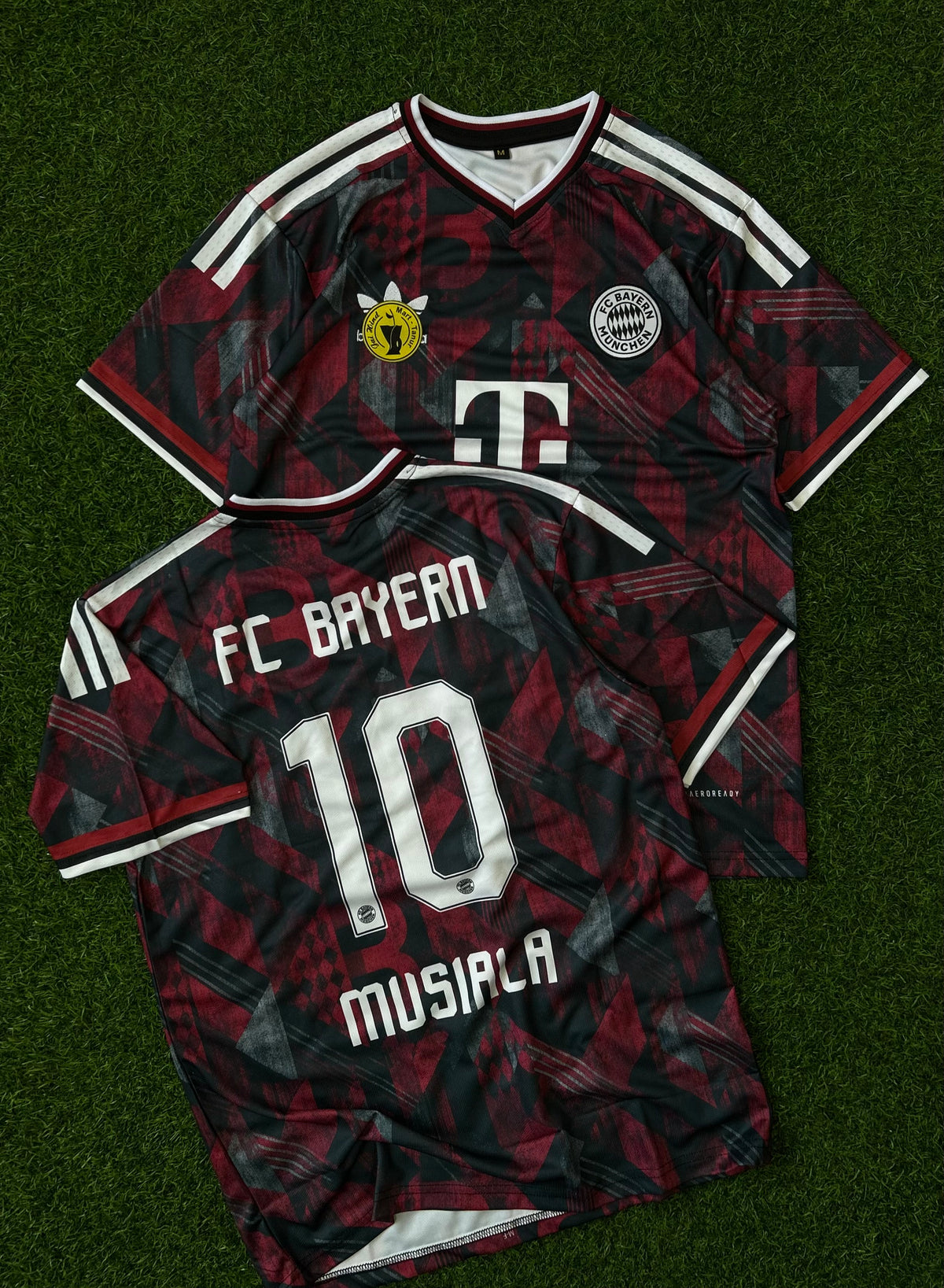 BAYERN MUNICH x BALENCIAGA SPECIAL EDITION JERSEY, HALF SLEEVE EMBROIDERY