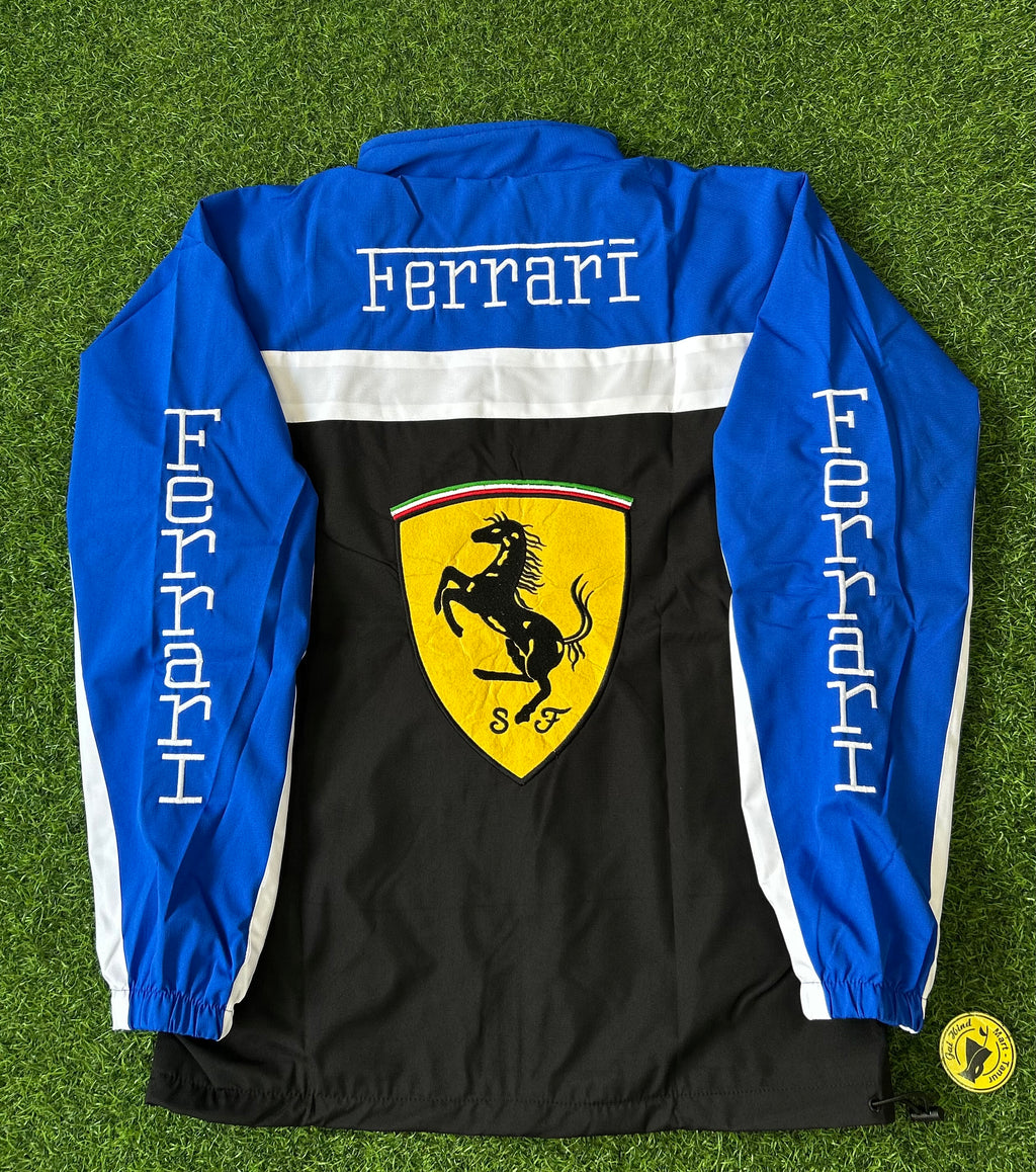 IMPORTED ZIPPER JACKET, FERRARI EDITION, FULL LOGO EMBROIDERY