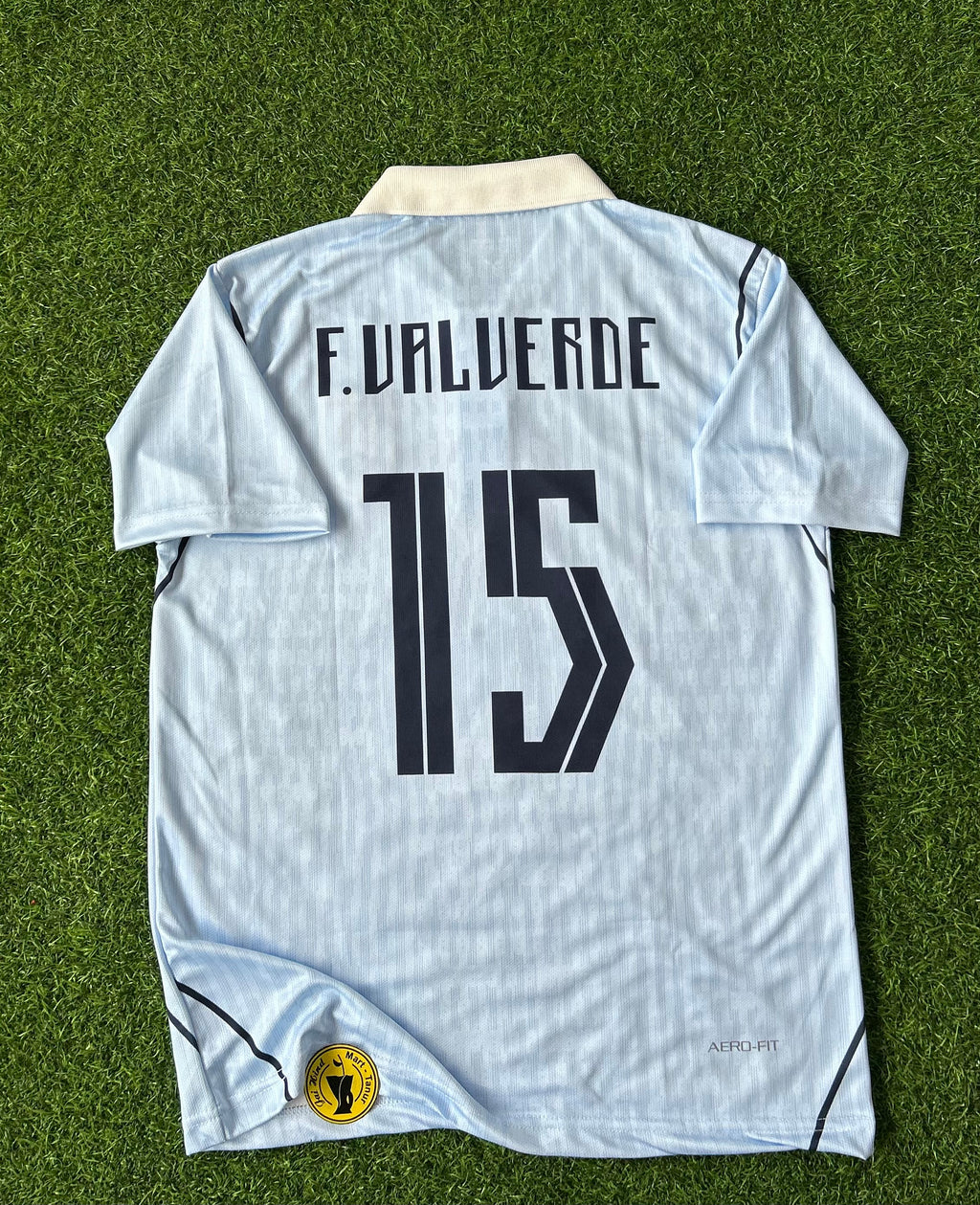 URUGUAY 2026 WORLD CUP HOME KIT, HALF SLEEVE POLO EMBROIDERY