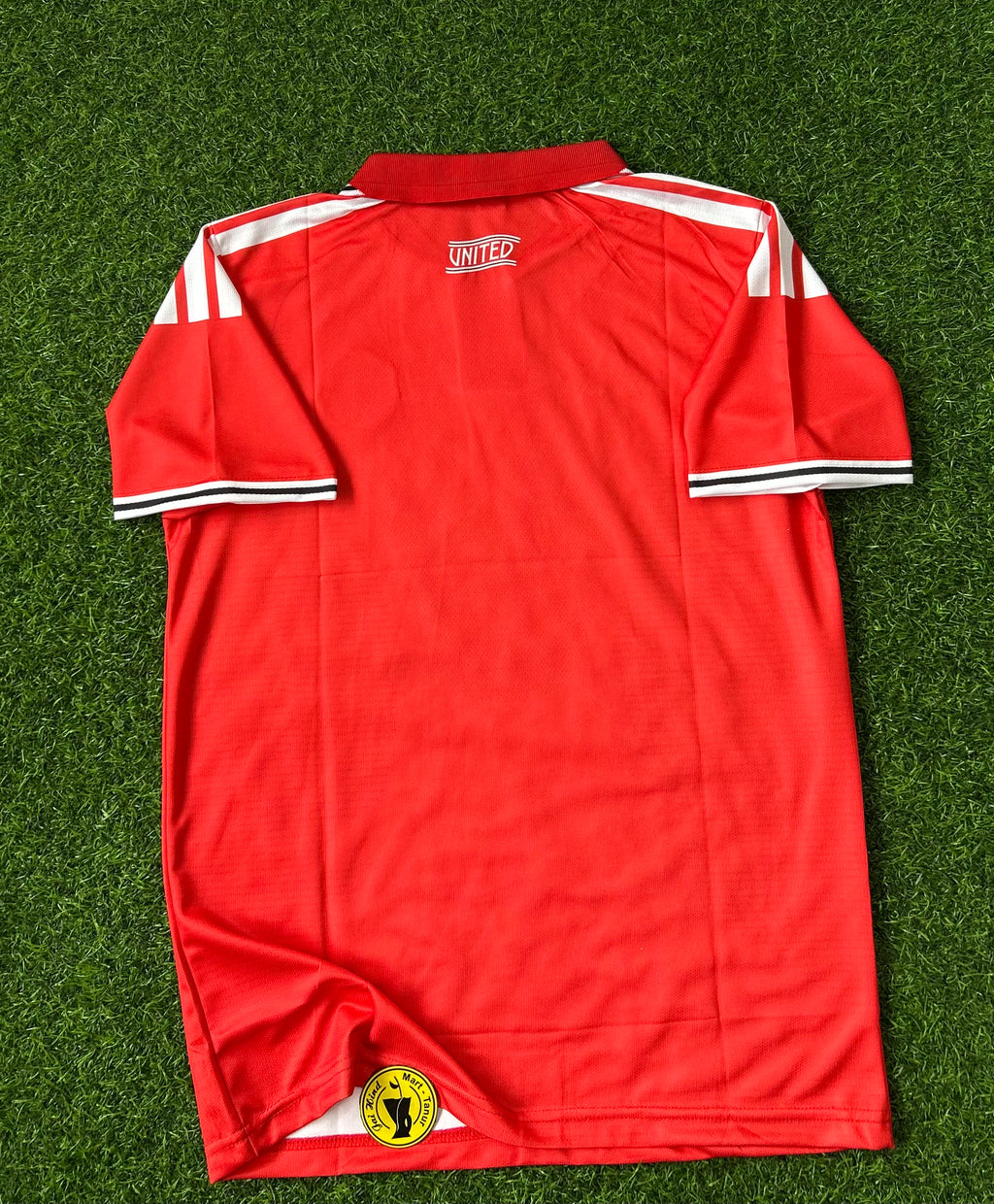 MAN UNITED 2026-27 SEASON HOME KIT, HALF SLEEVE POLO  EMBROIDERY