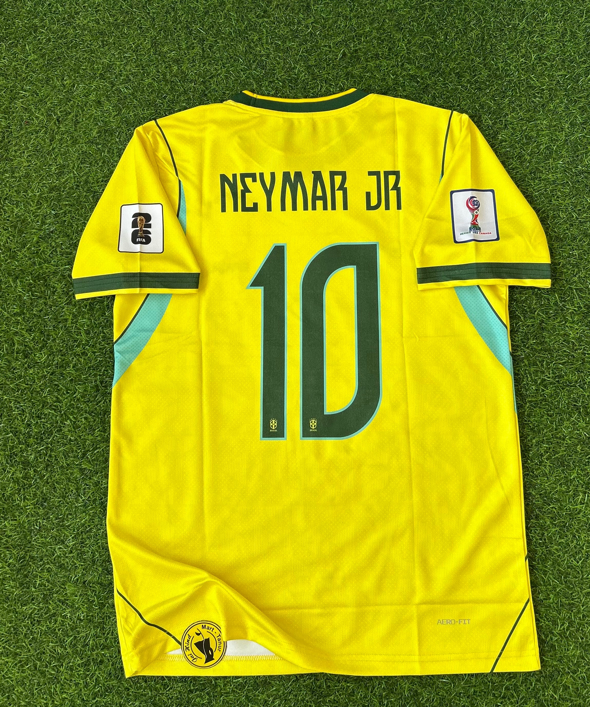 BRAZIL 2026 WORLD CUP HOME KIT, HALF SLEEVE EMBROIDERY