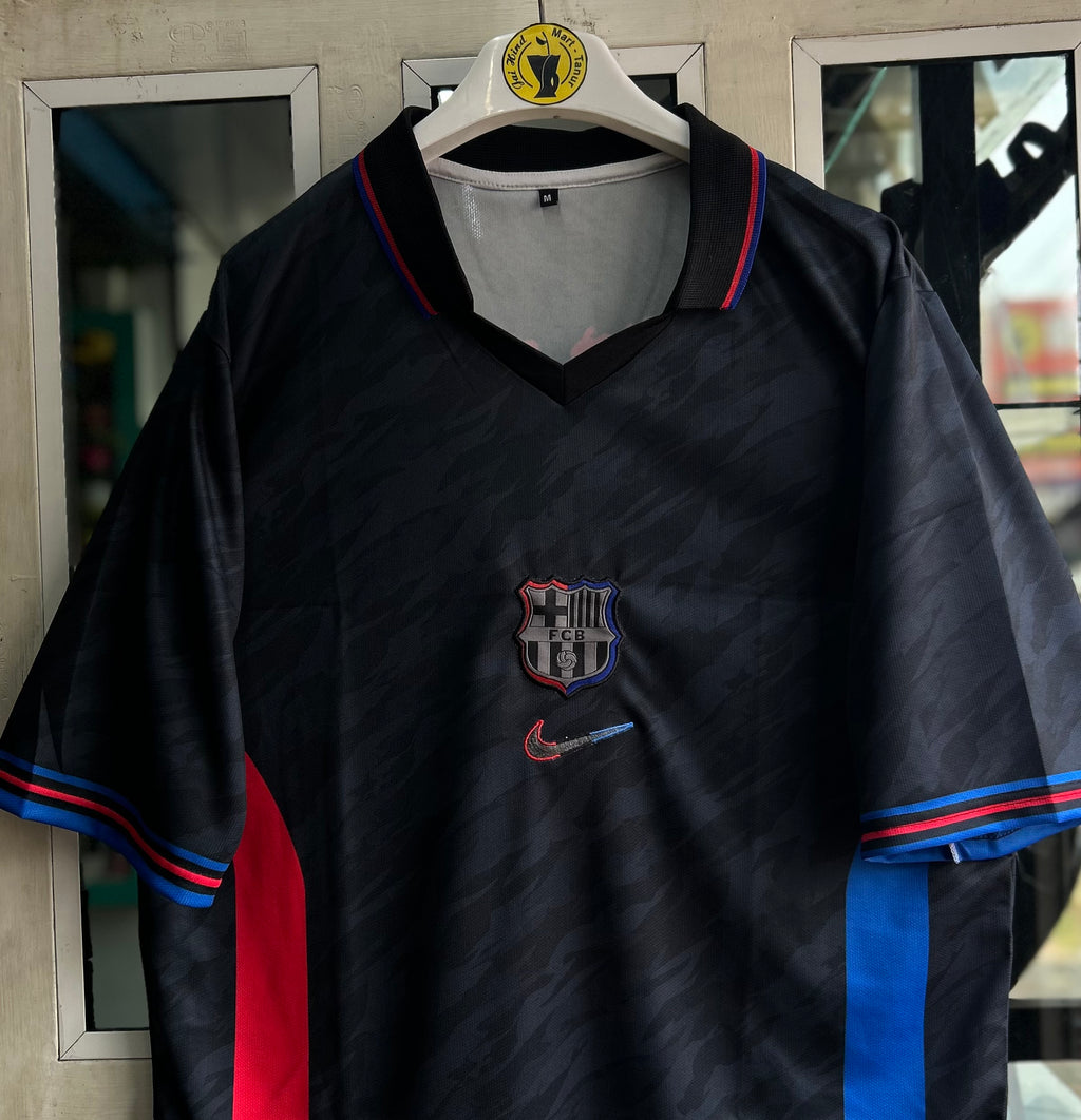 BARCELONA x TRAVIS SCOTT SPECIAL EDITION JERSEY, FIVE SLEEVE POLO EMBROIDERY