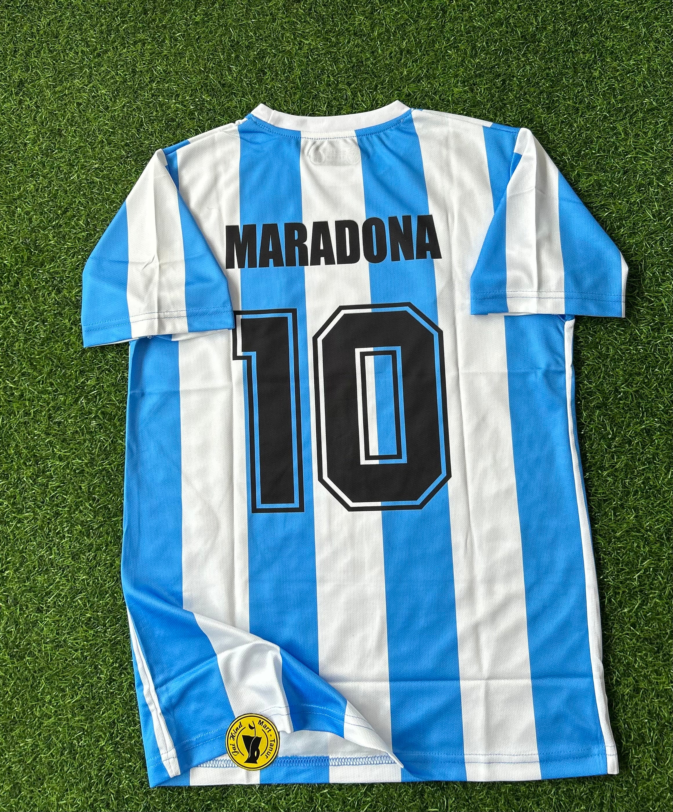 ARGENTINA 1986 HOME KIT, HALF SLEEVE EMBROIDERY