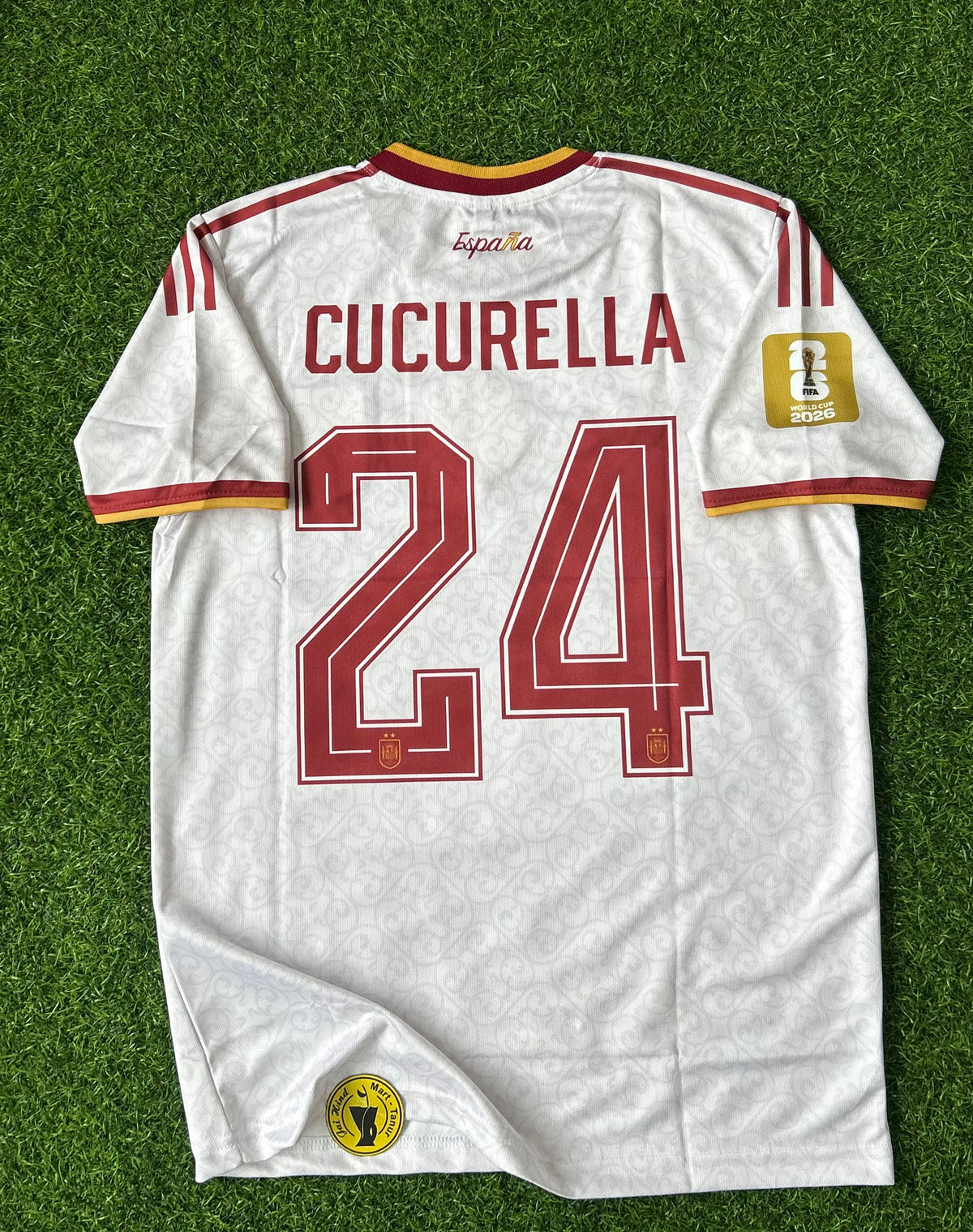 SPAIN 2026 HOME JERSEY, HALF SLEEVE EMBROIDERY
