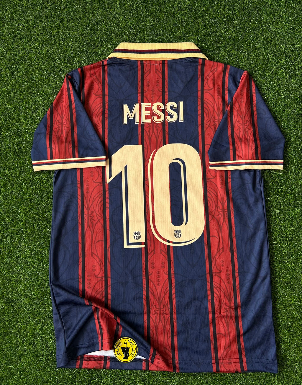 BARCELONA 125TH ANNIVERSARY SPECIAL EDITION RETRO POLO JERSEY, HALF SLEEVE EMBROIDERY