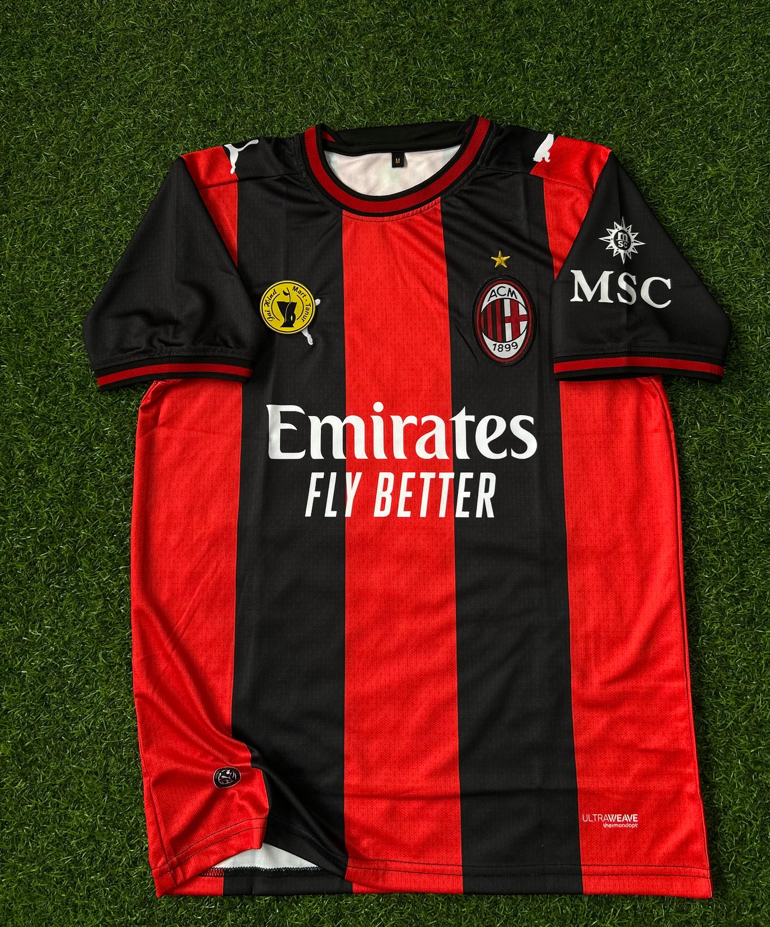 AC MILAN 2026-27 HOME JERSEY, HALF SLEEVE  EMBROIDERY