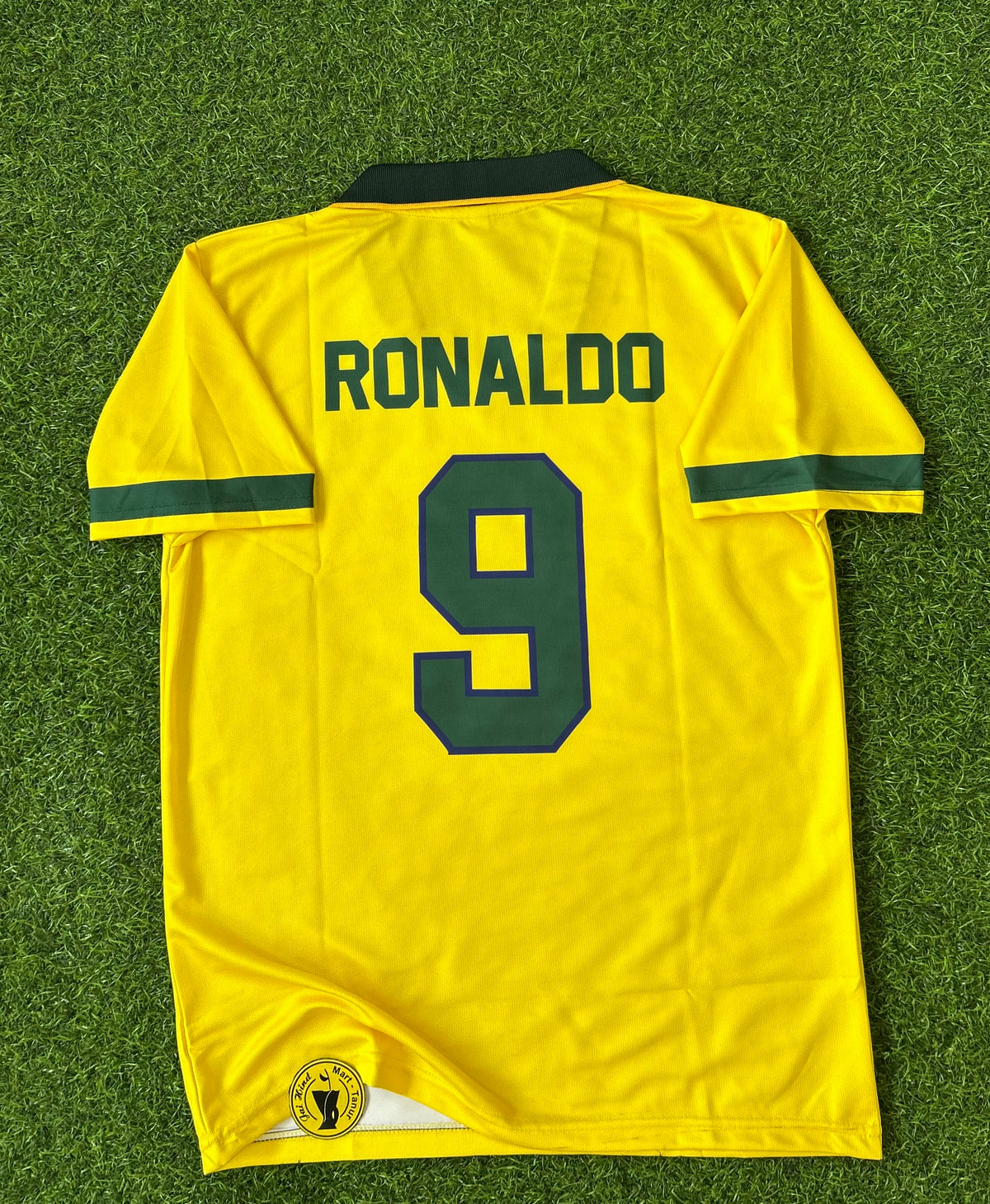 BRAZIL 1997 HOME JERSEY, HALF SLEEVE POLO  SUBLIMATION