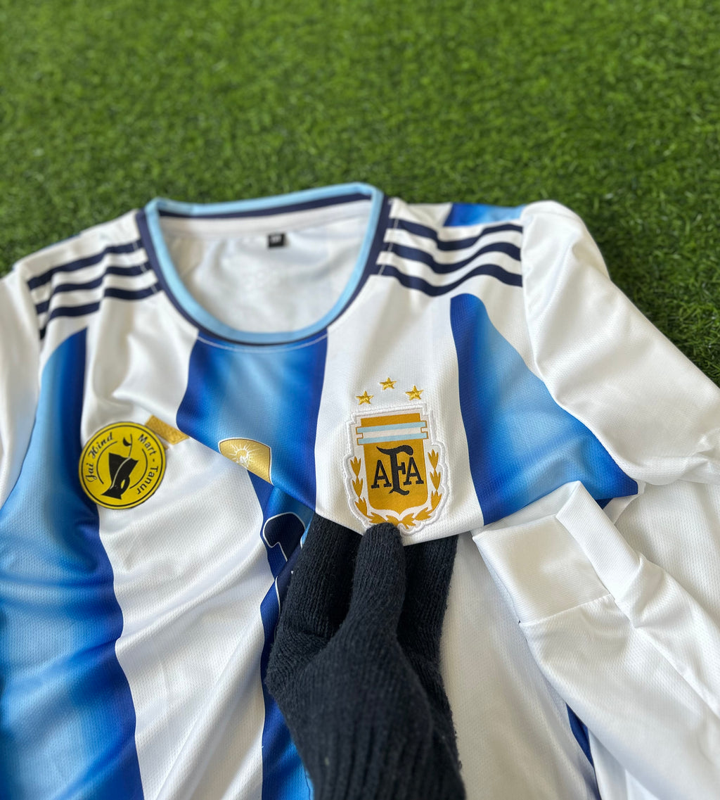 ARGENTINA 2026 WORLD CUP HOME KIT, FULL SLEEVE EMBROIDERY