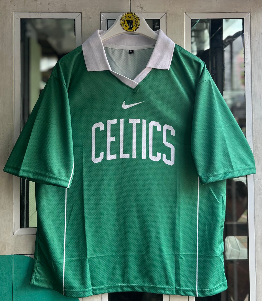 CELTICS GREEN FIVE SLEEVE KIT,  POLO SUBLIMATION