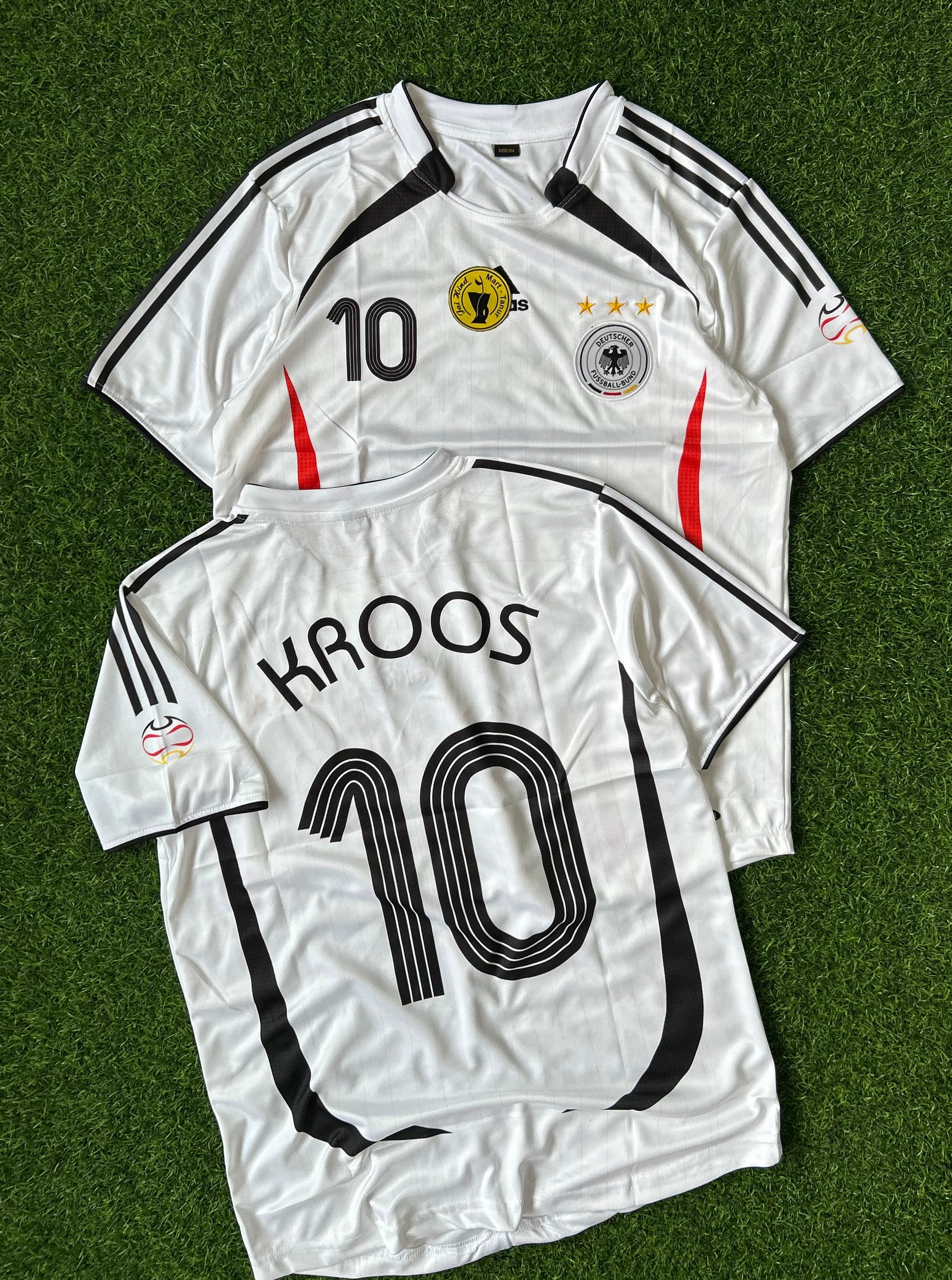 GERMANY 2006 HOME JERSEY, HALF SLEEVE  EMBROIDERY OG NECK