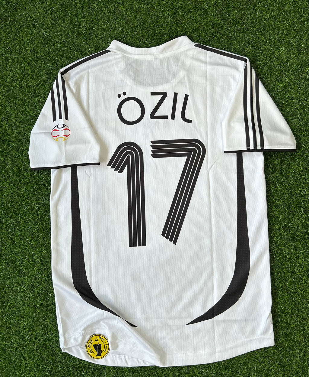 GERMANY 2006 HOME JERSEY, HALF SLEEVE  EMBROIDERY  OG NECK