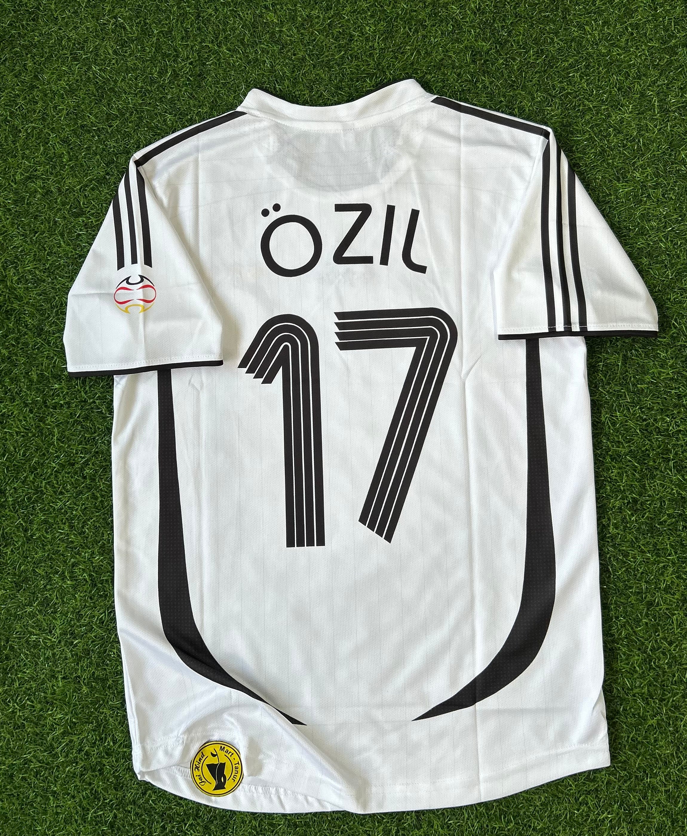 GERMANY 2006 HOME JERSEY, HALF SLEEVE  EMBROIDERY  OG NECK