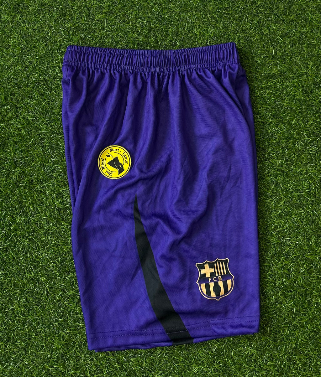 BARCELONA 2026-27 SEASON AWAY SHORTS, DOTKNIT MATERIAL, FULL SUBLIMATION