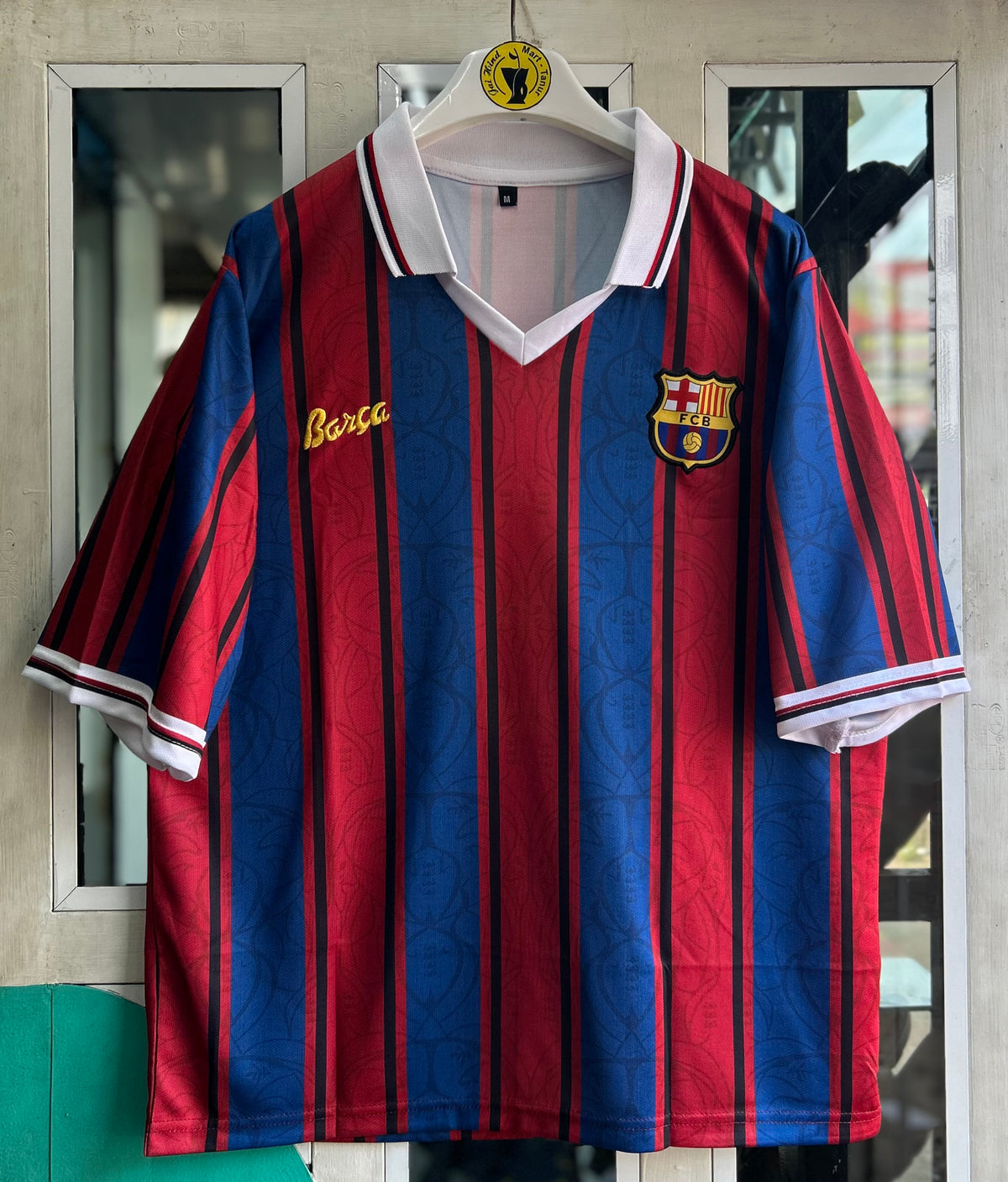 BARCELONA 125TH ANNIVERSARY JERSEY, FIVE SLEEVE POLO  EMBROIDERY