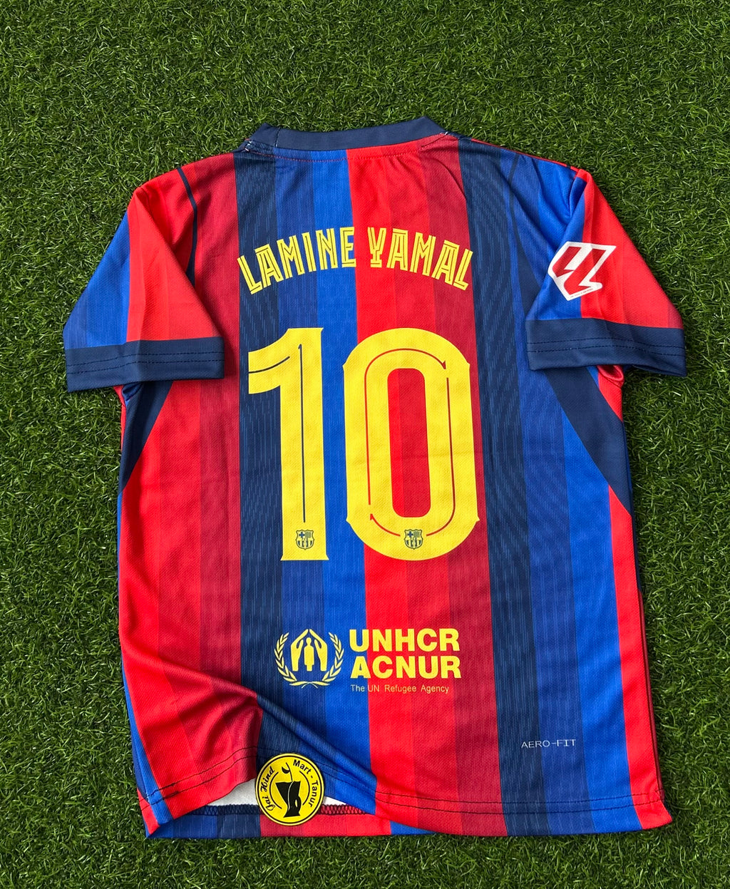 BARCELONA 2026-27 SEASON HOME KIT, HALF SLEEVE SUBLIMATION (KID SIZE)