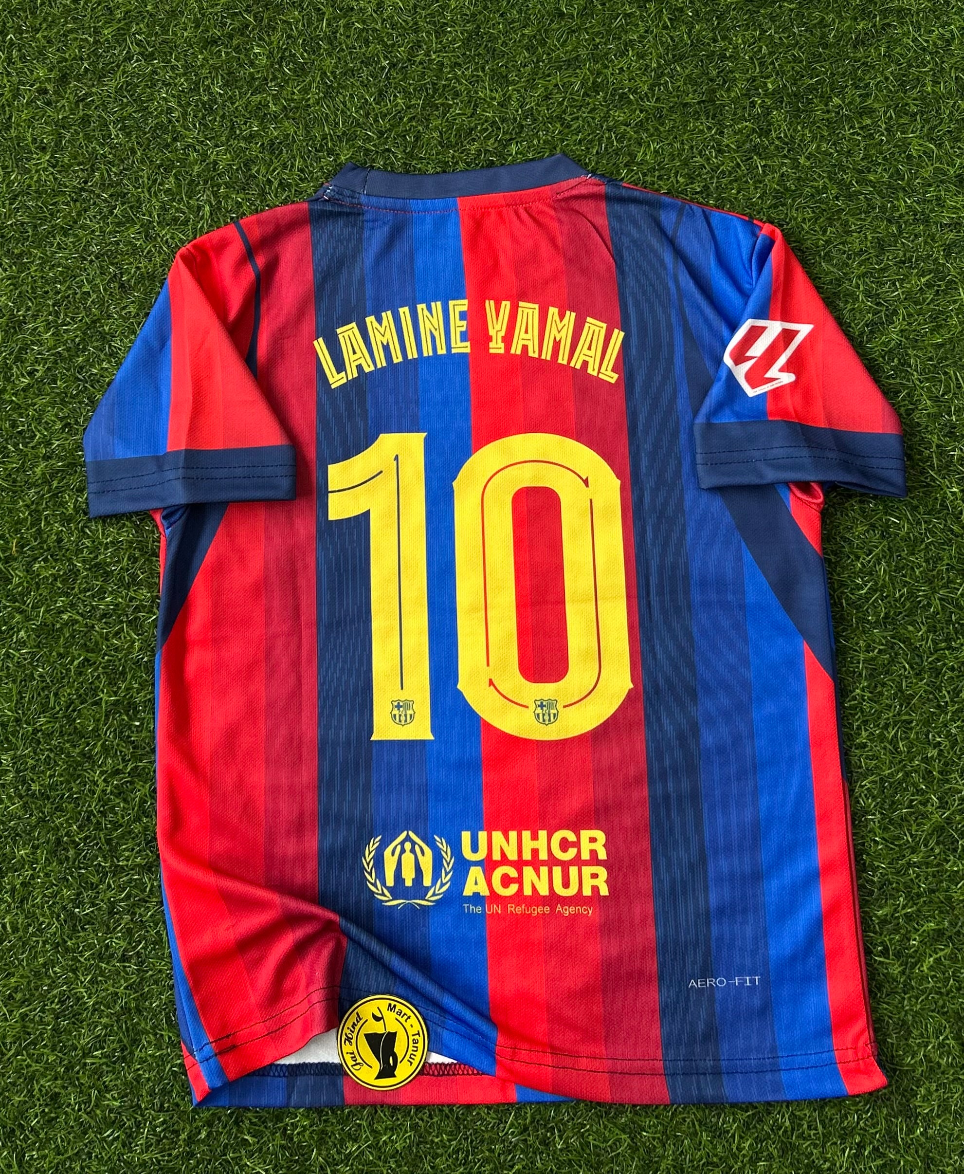 BARCELONA 2026-27 SEASON HOME KIT, HALF SLEEVE SUBLIMATION (KID SIZE)