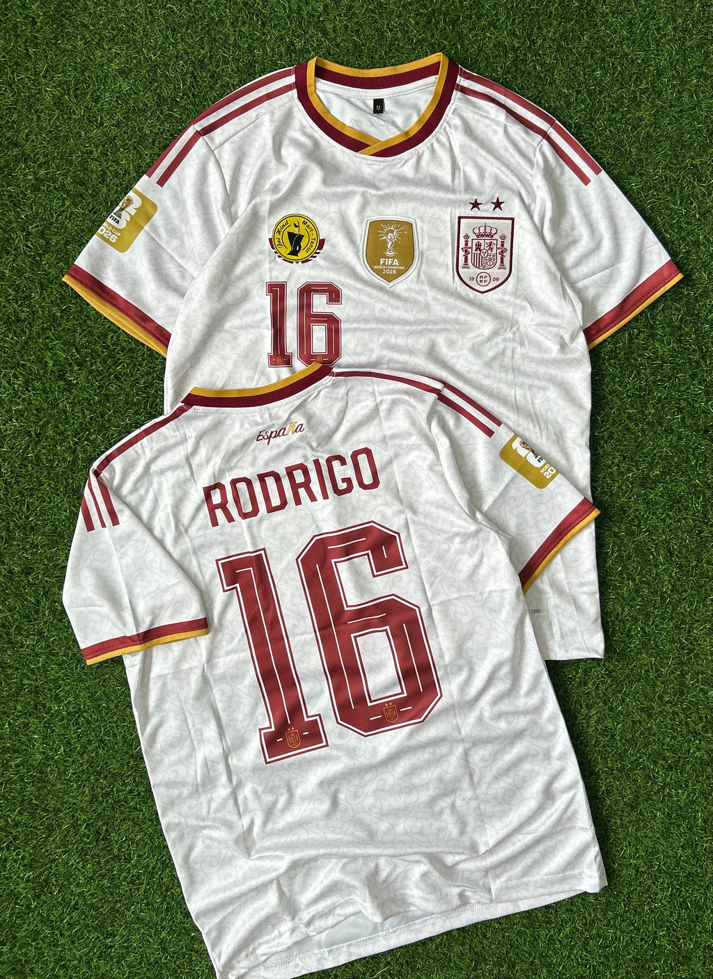 SPAIN 2026 HOME JERSEY, HALF SLEEVE EMBROIDERY