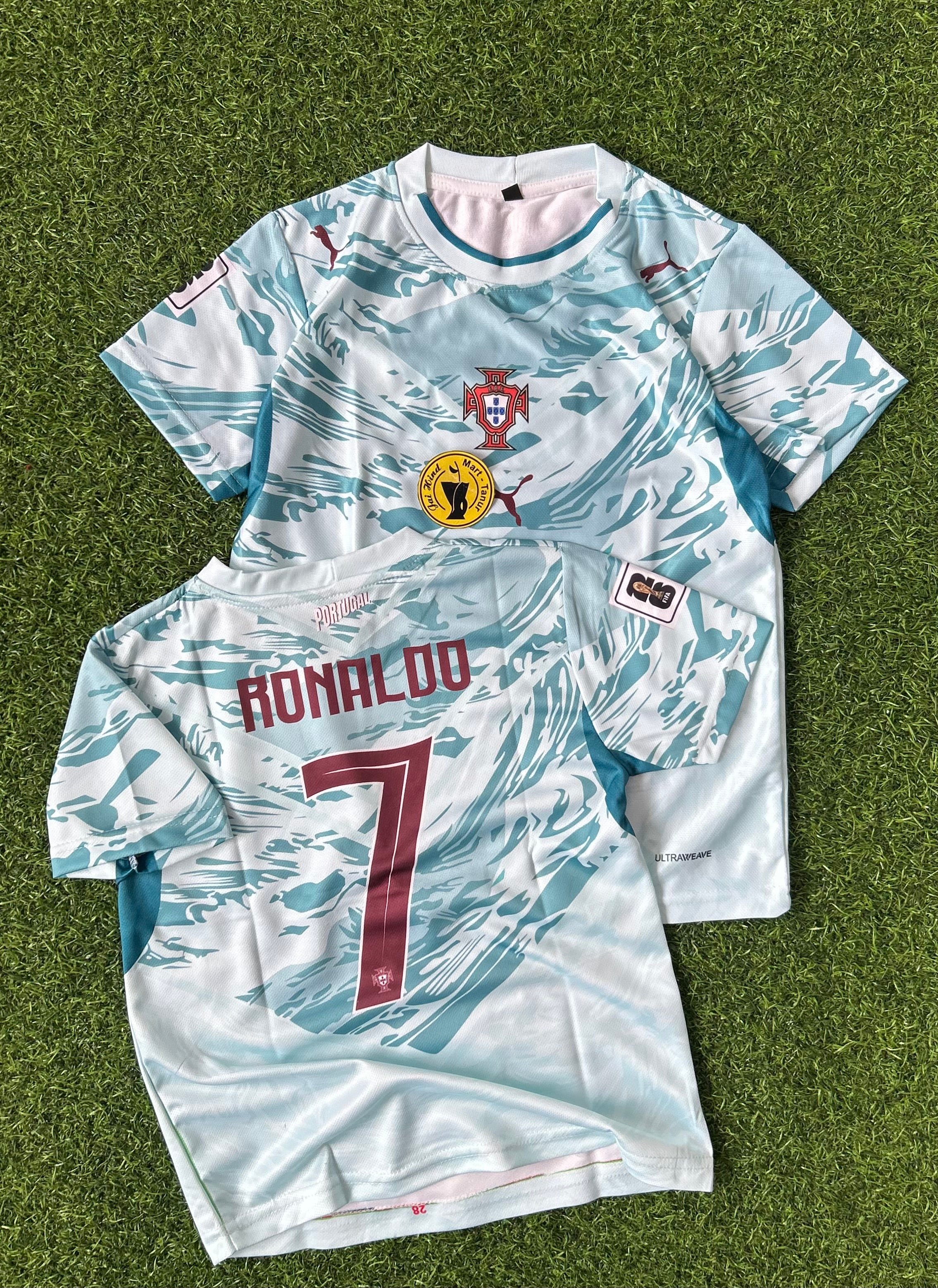 PORTUGAL 2026 WORLD CUP AWAY KIT, HALF SLEEVE SUBLIMATION (KID SIZE)