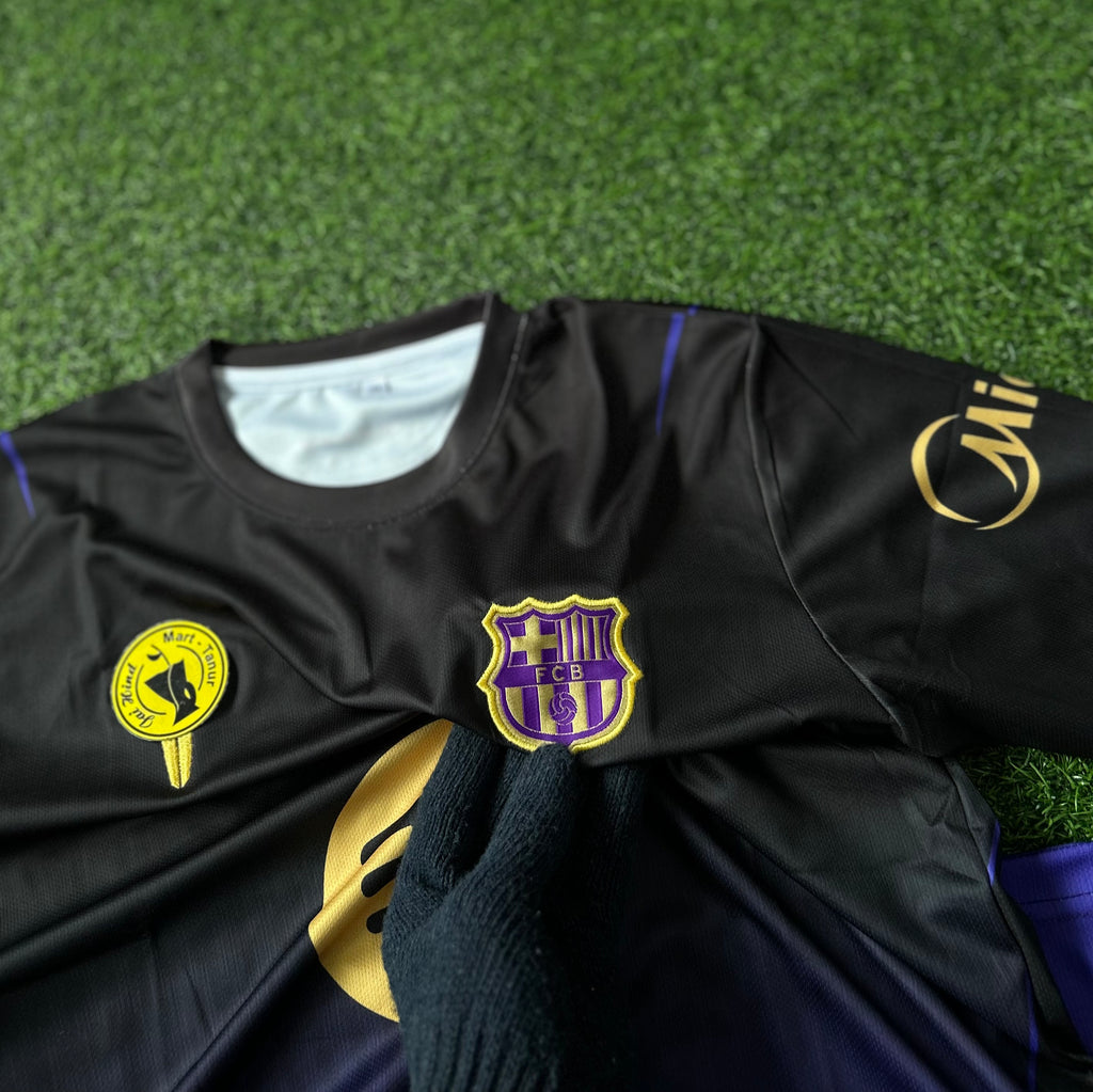 BARCELONA 2026-27 SEASON AWAY JERSEY, HALF SLEEVE EMBROIDERY