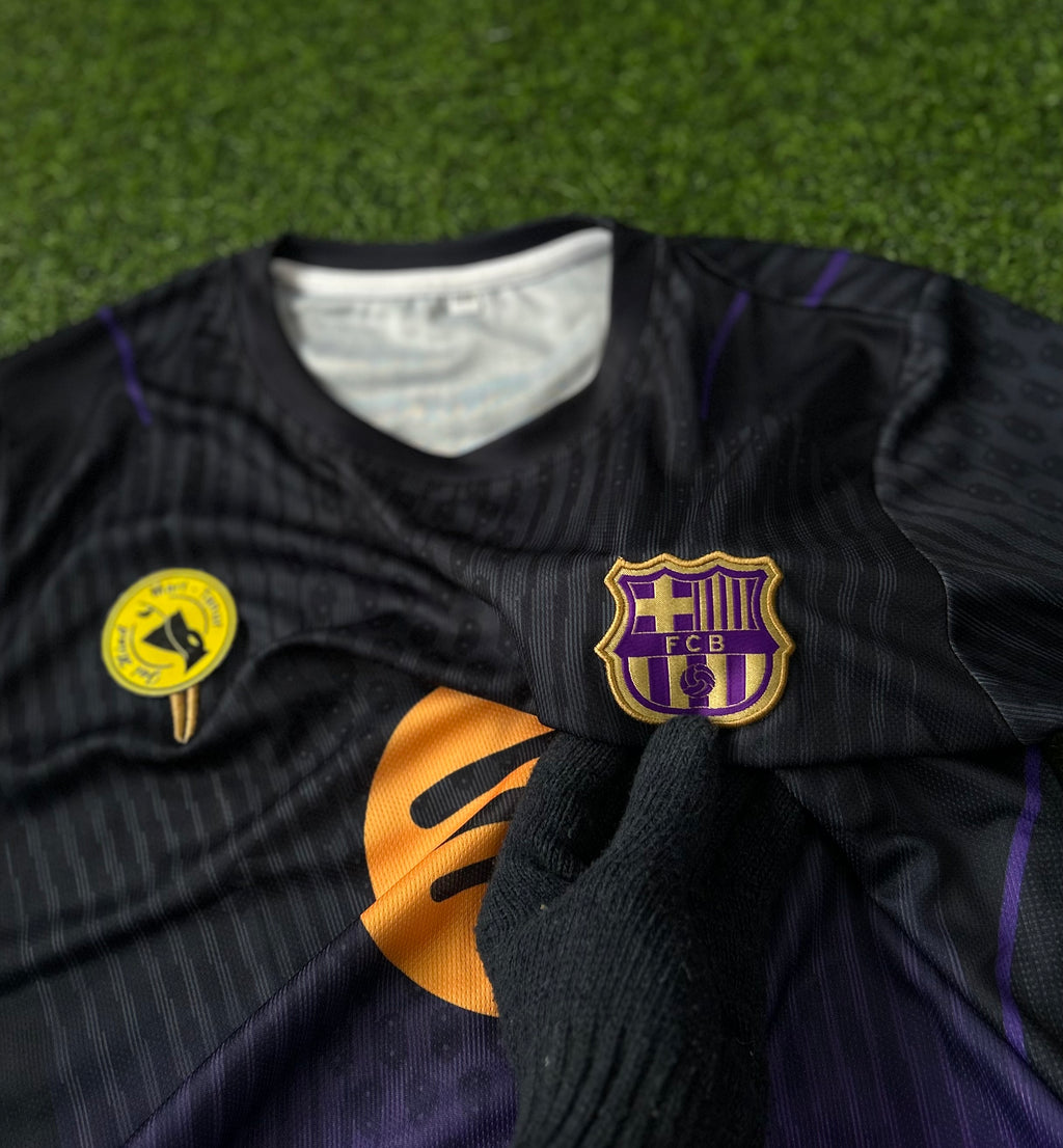 BARCELONA 2026-27 SEASON AWAY JERSEY, HALF SLEEVE  EMBROIDERY