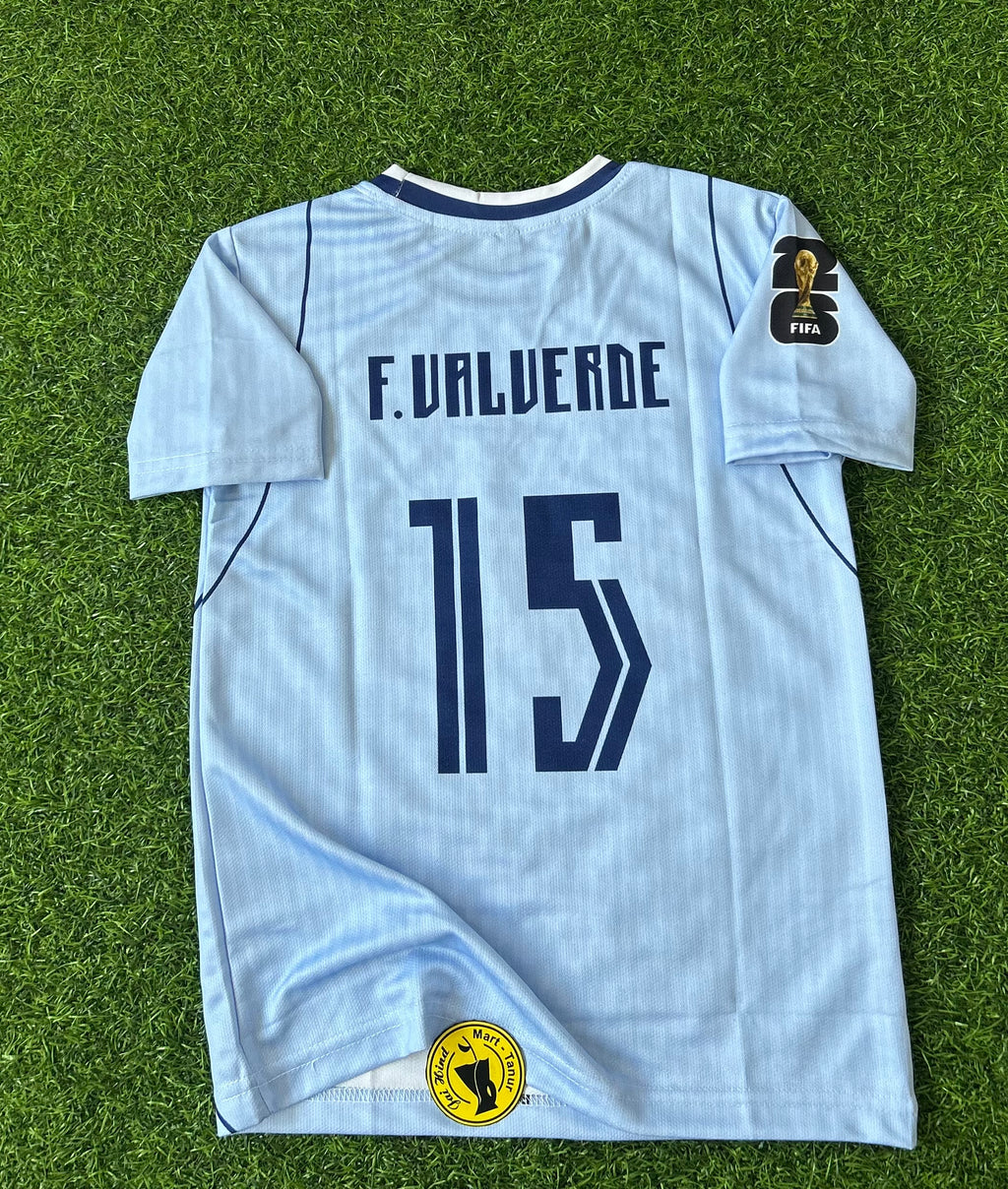 URUGUAY 2026 WORLD CUP HOME KIT, HALF SLEEVE SUBLIMATION (KID SIZE)