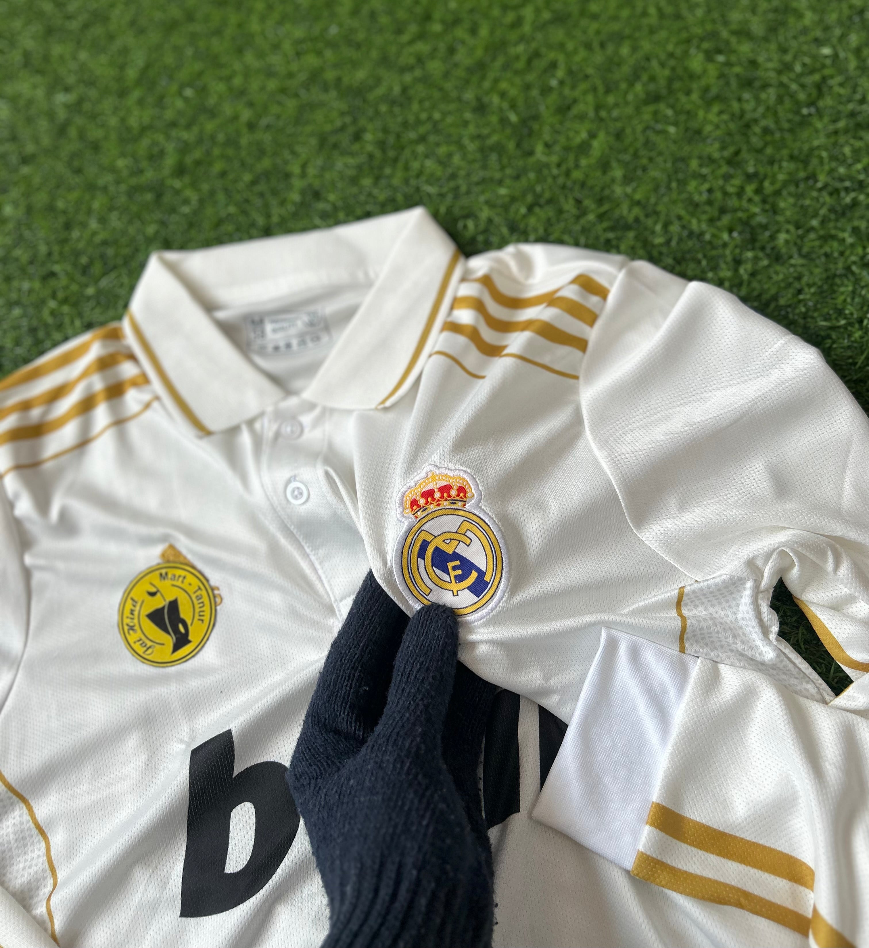 REAL MADRID 2011-12 HOME JERSEY, FULL SLEEVE POLO EMBROIDERY
