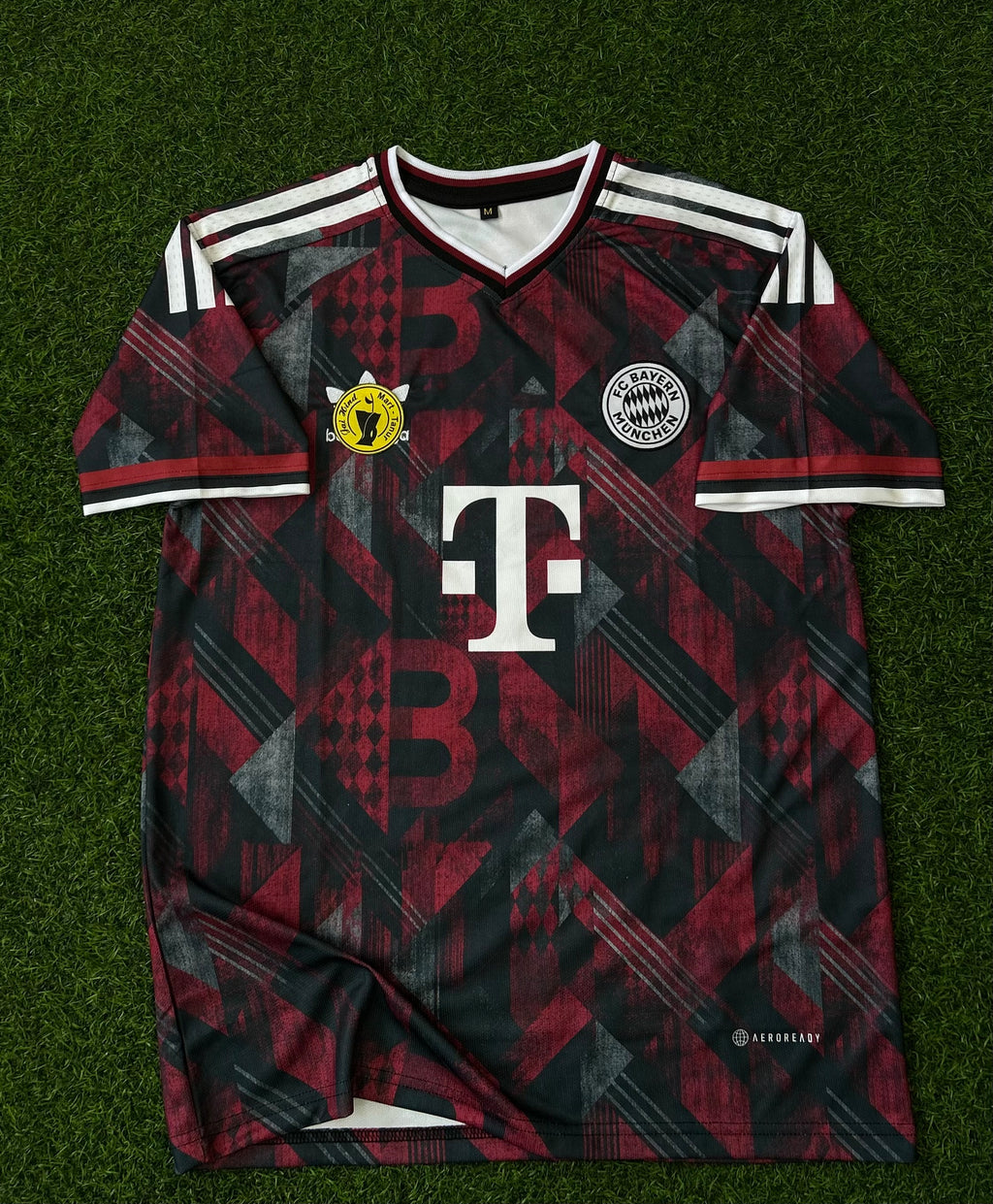 BAYERN MUNICH x BALENCIAGA SPECIAL EDITION JERSEY, HALF SLEEVE EMBROIDERY