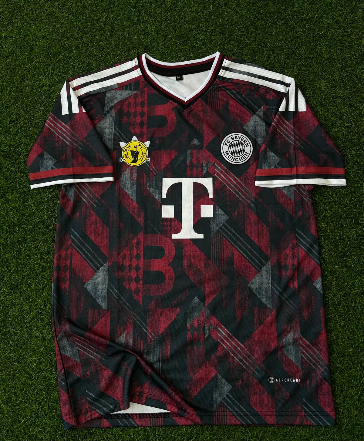 BAYERN MUNICH x BALENCIAGA SPECIAL EDITION JERSEY, HALF SLEEVE EMBROIDERY